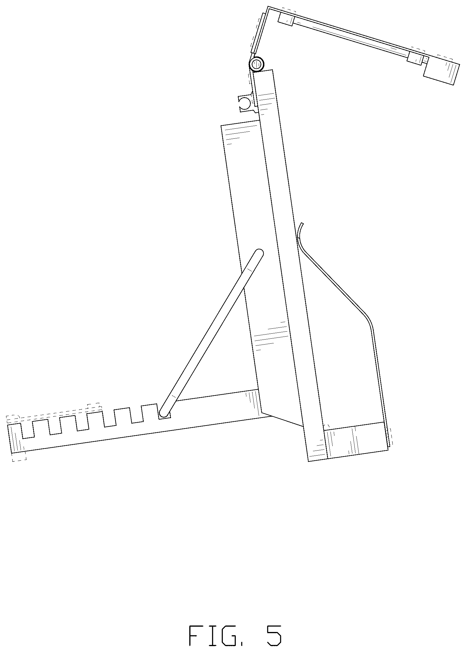 Patent USD1076461 Figure 5 – Bookstand