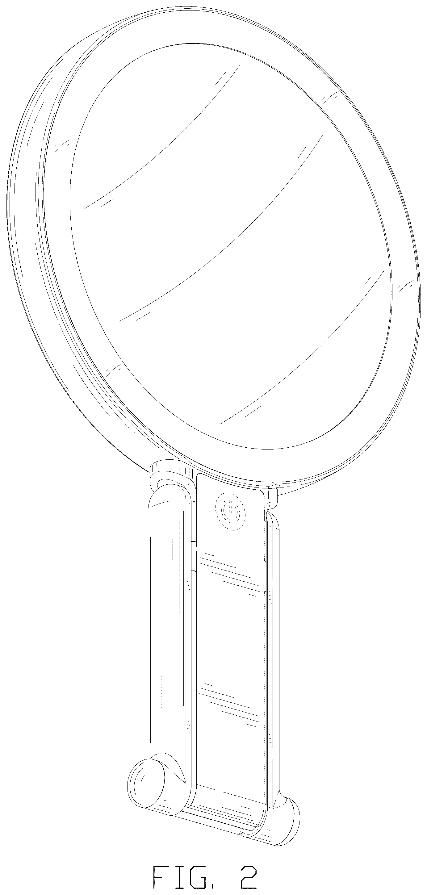 Patent USD1076464 Figure 2 – Mirror