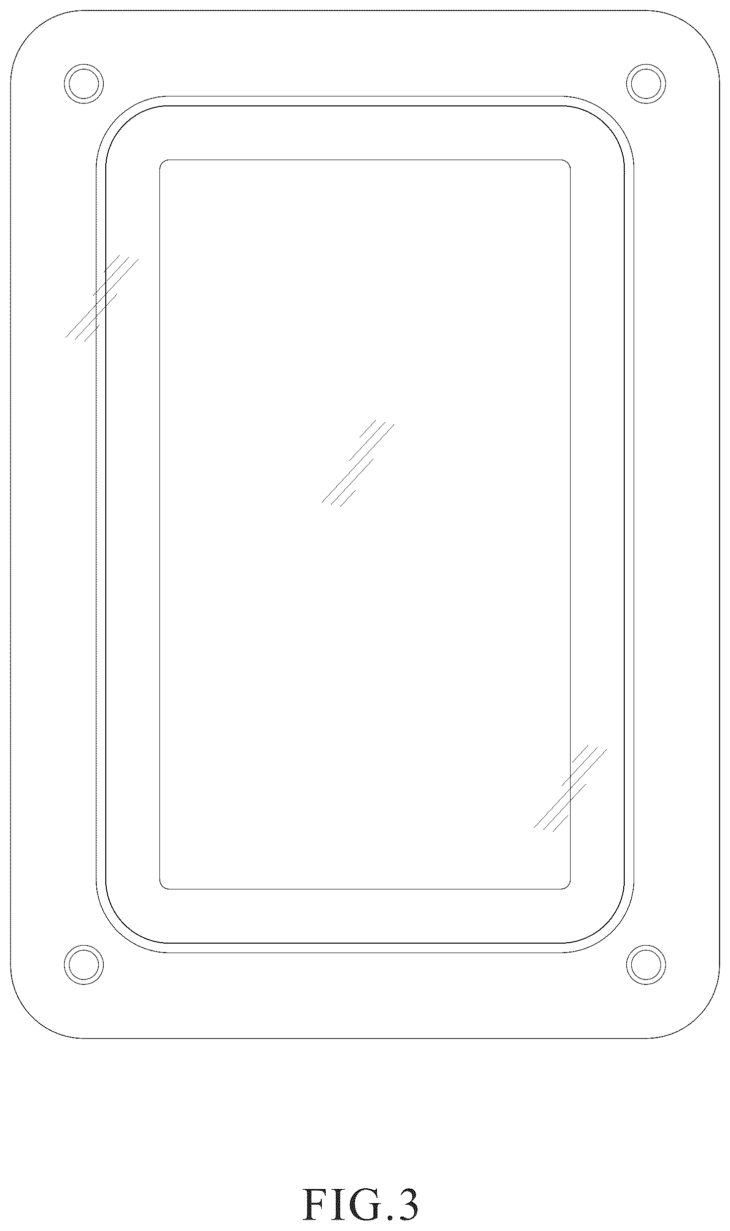 Patent USD1076465 Figure 3 – Electronic photo frame