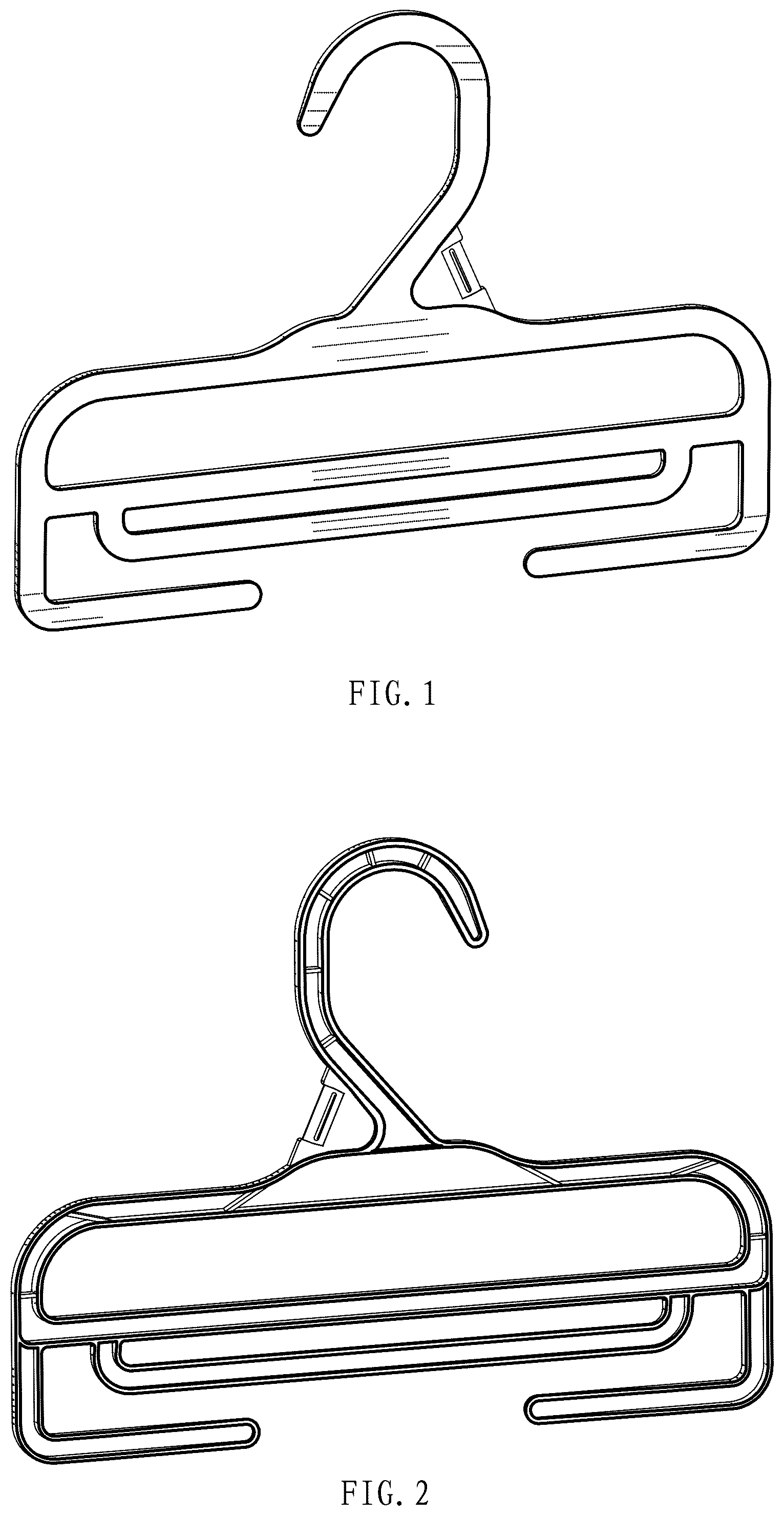 Patent USD1076466 Figure 1 – Bottom hanger