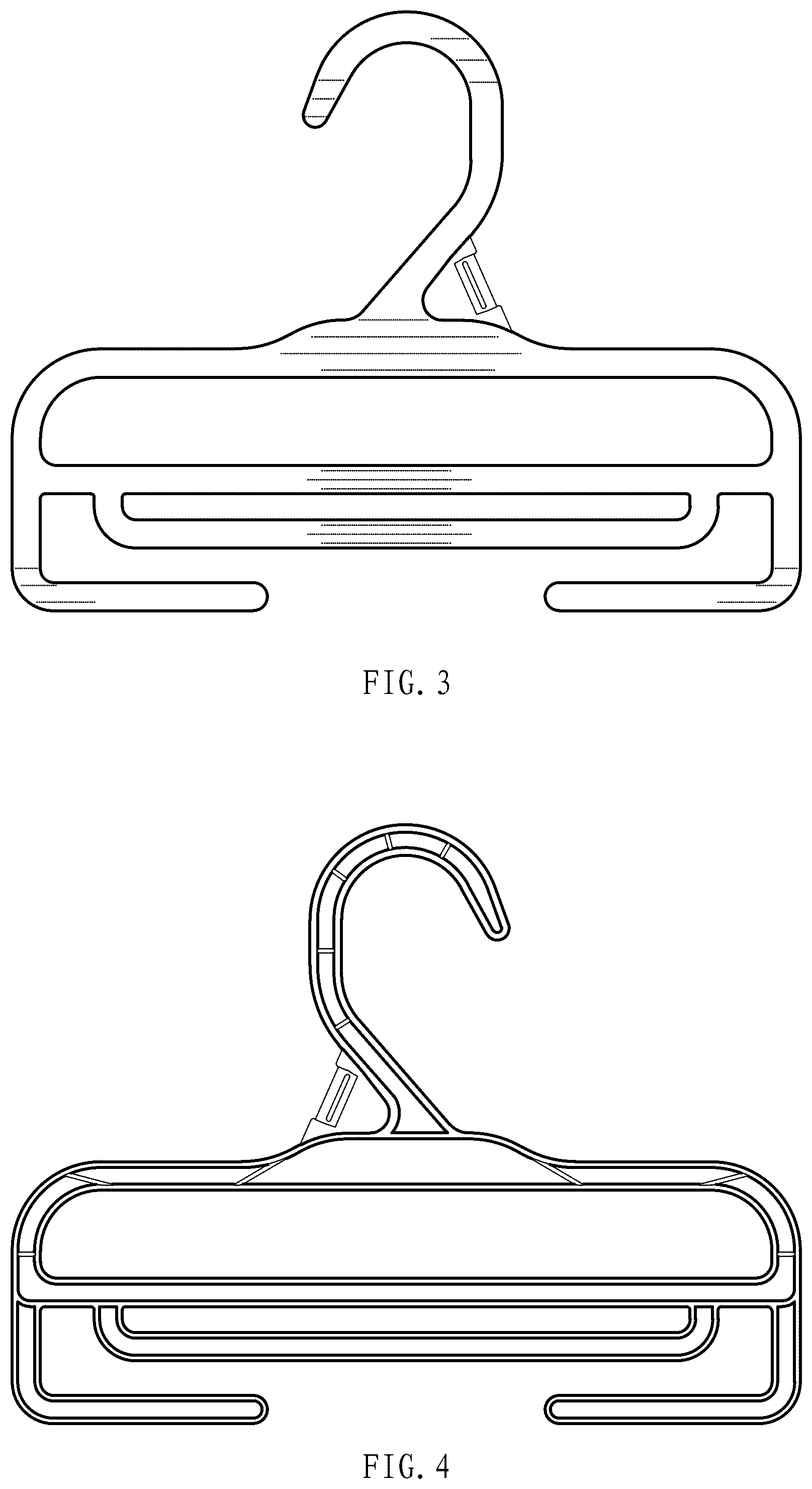 Patent USD1076466 Figure 2 – Bottom hanger