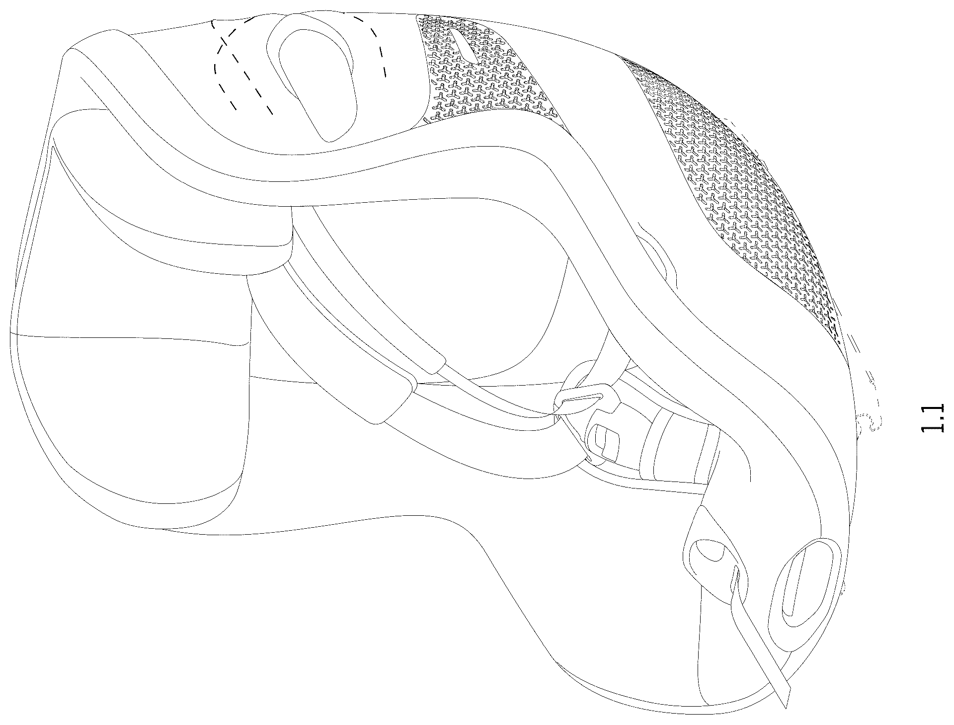 Patent USD1076468 Figure 1 – Child safety seat