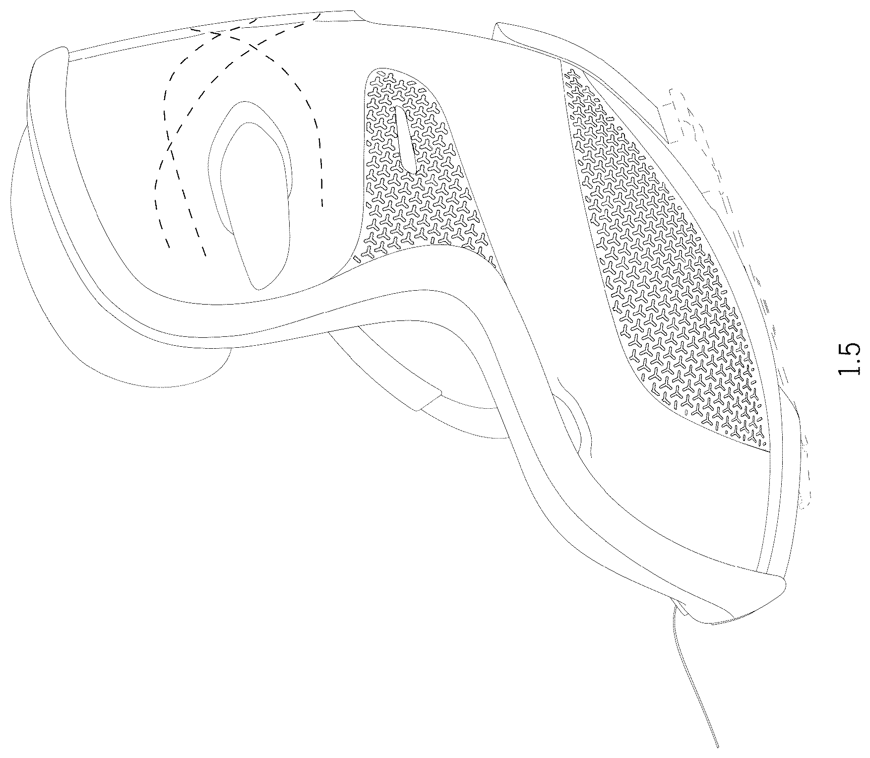 Patent USD1076468 Figure 5 – Child safety seat