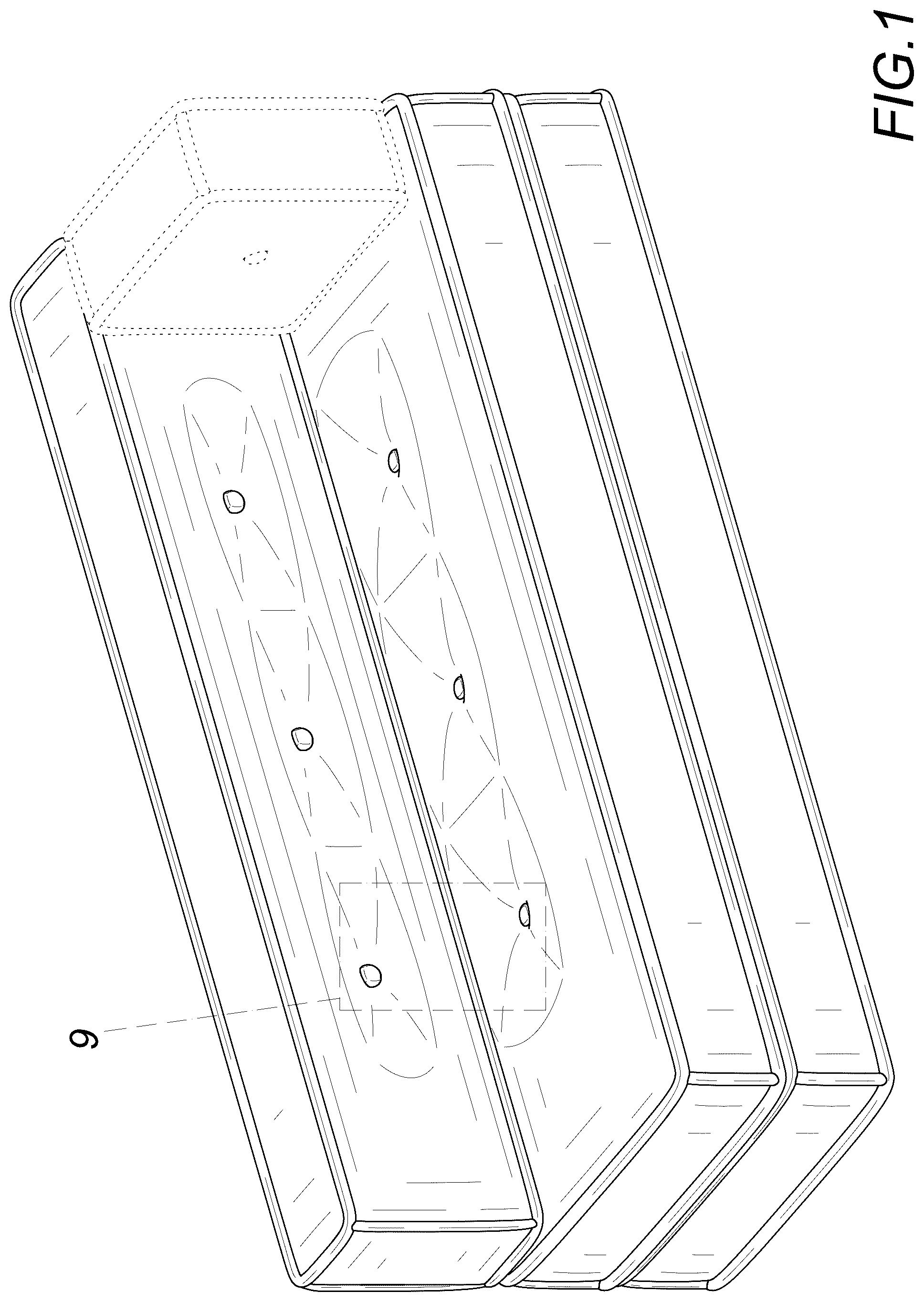 Patent USD1076471 Figure 1 – Sofa bed