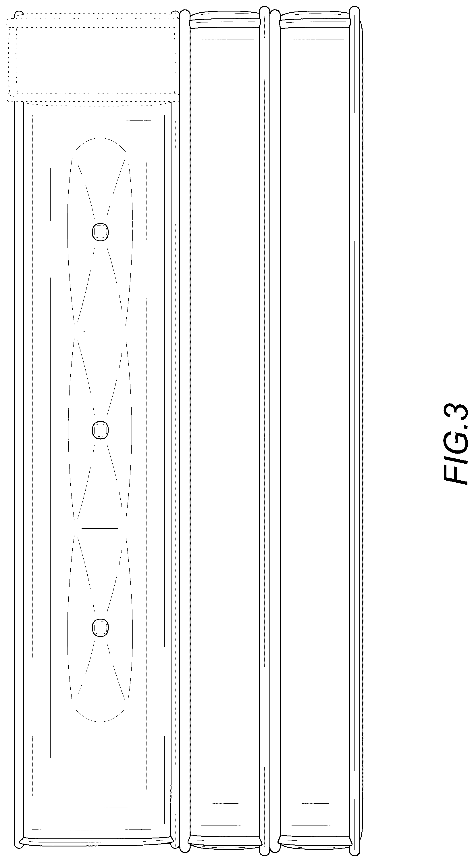 Patent USD1076471 Figure 3 – Sofa bed