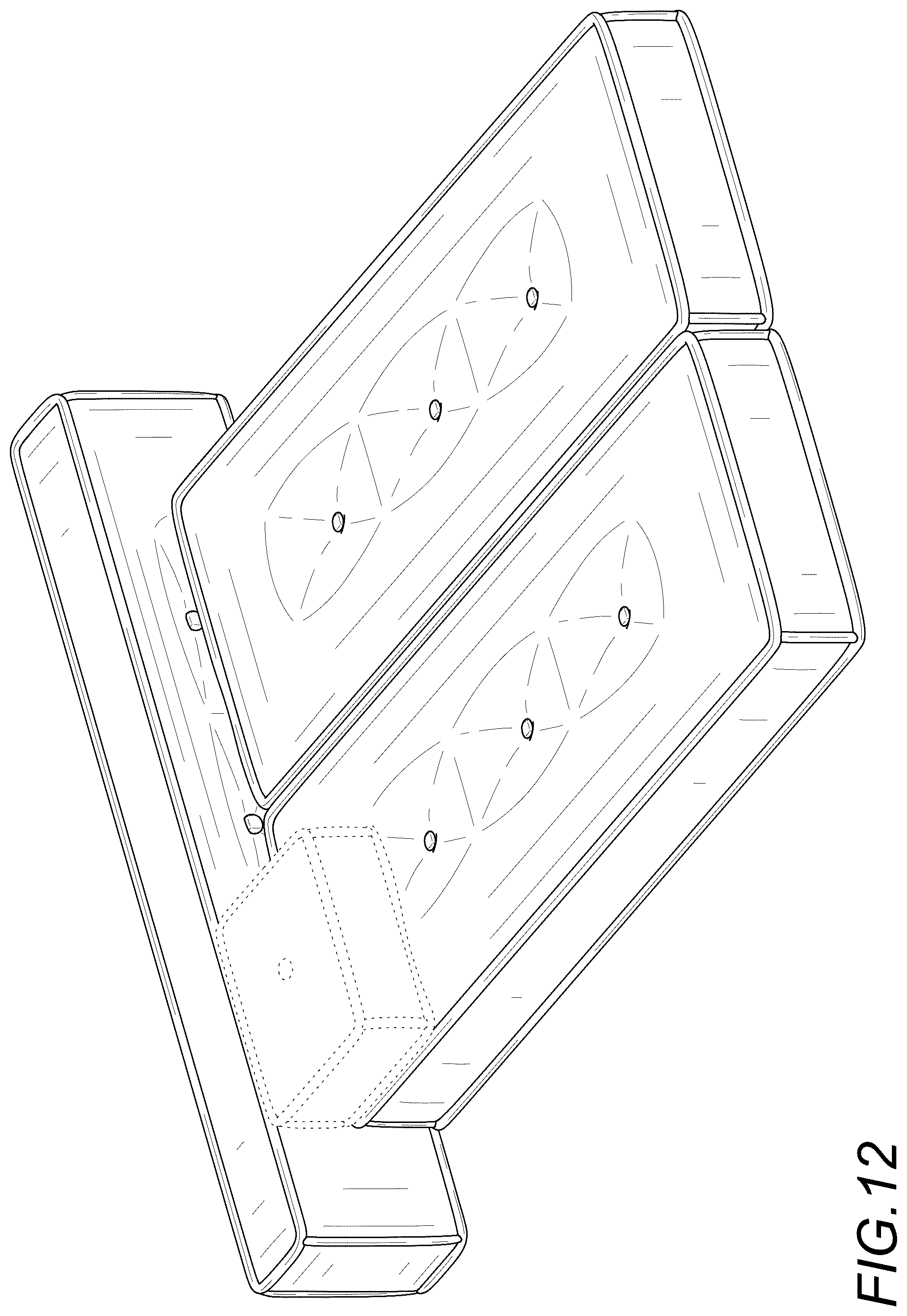 Patent USD1076471 Figure 12 – Sofa bed