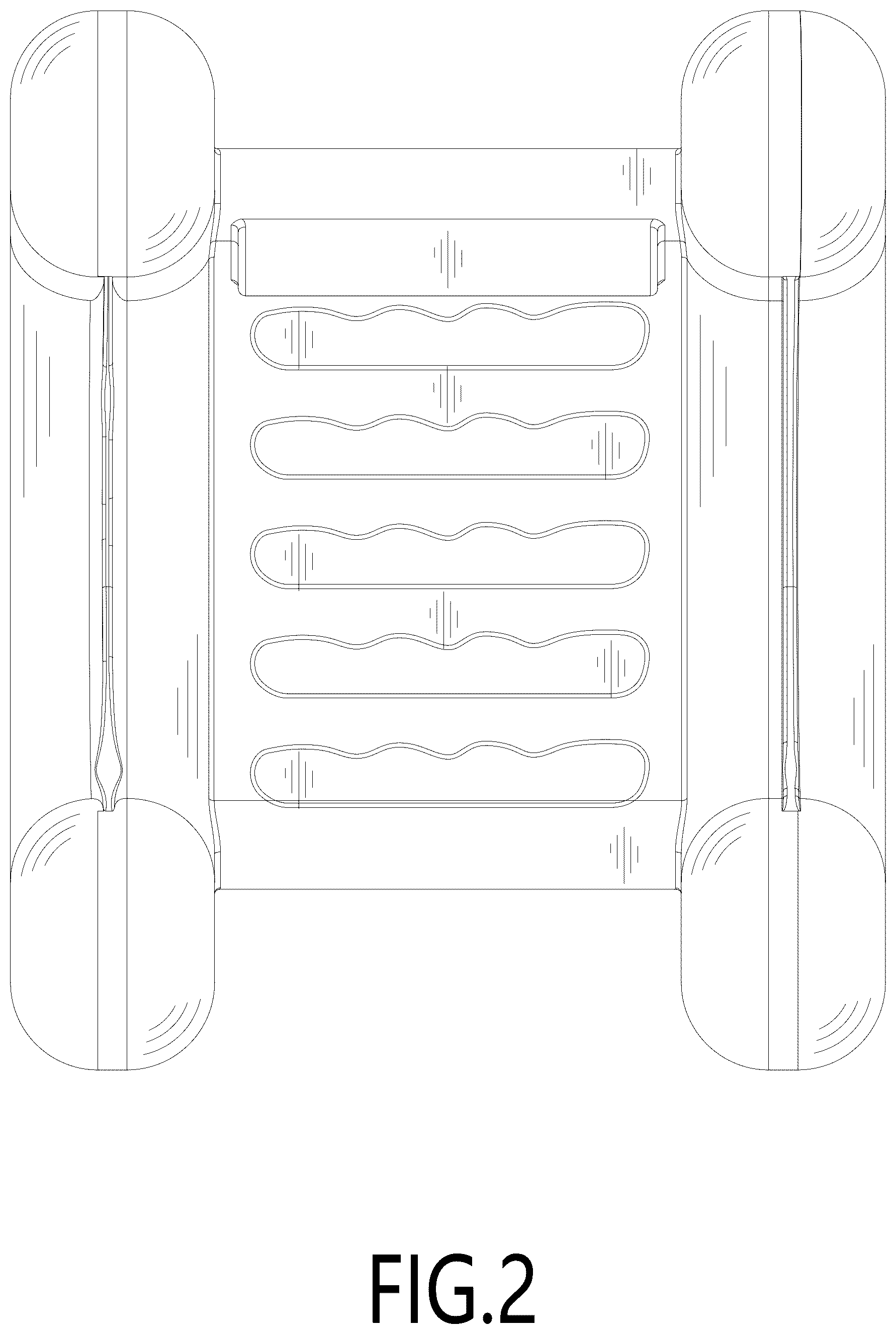 Patent USD1076473 Figure 2 – Inflatable rocking chair sofa