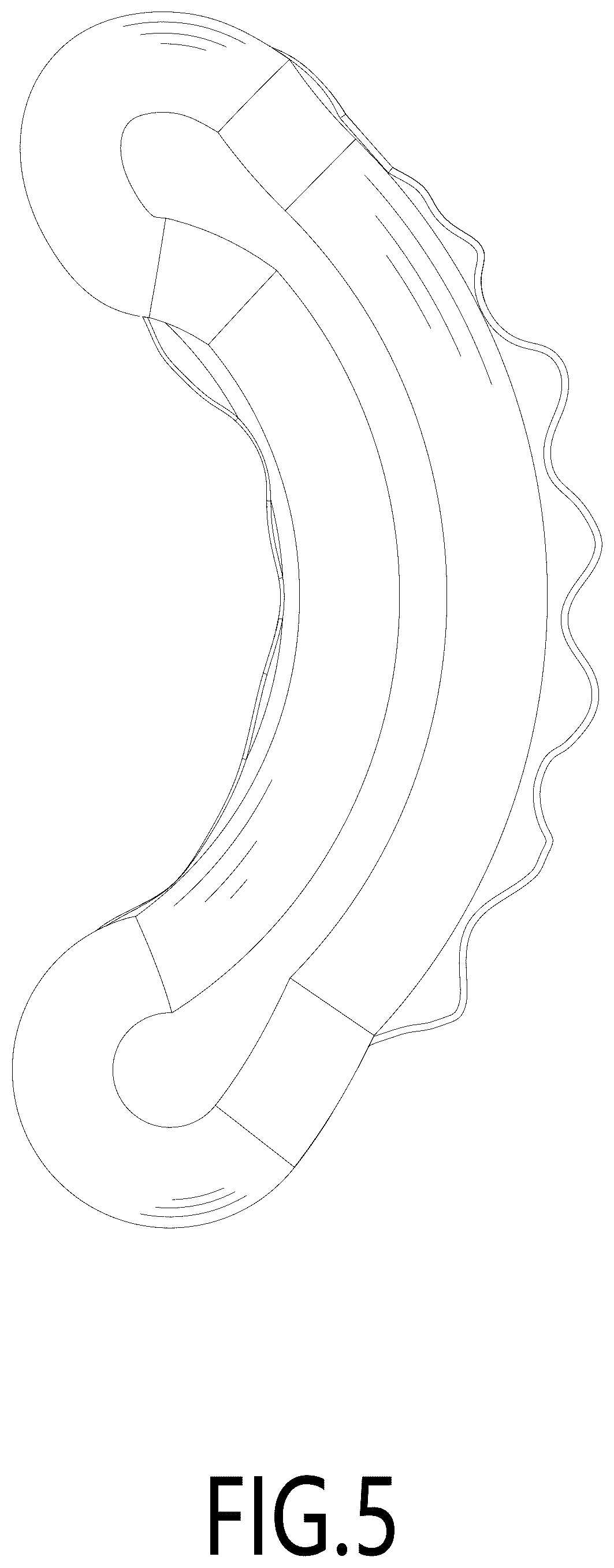 Patent USD1076473 Figure 5 – Inflatable rocking chair sofa