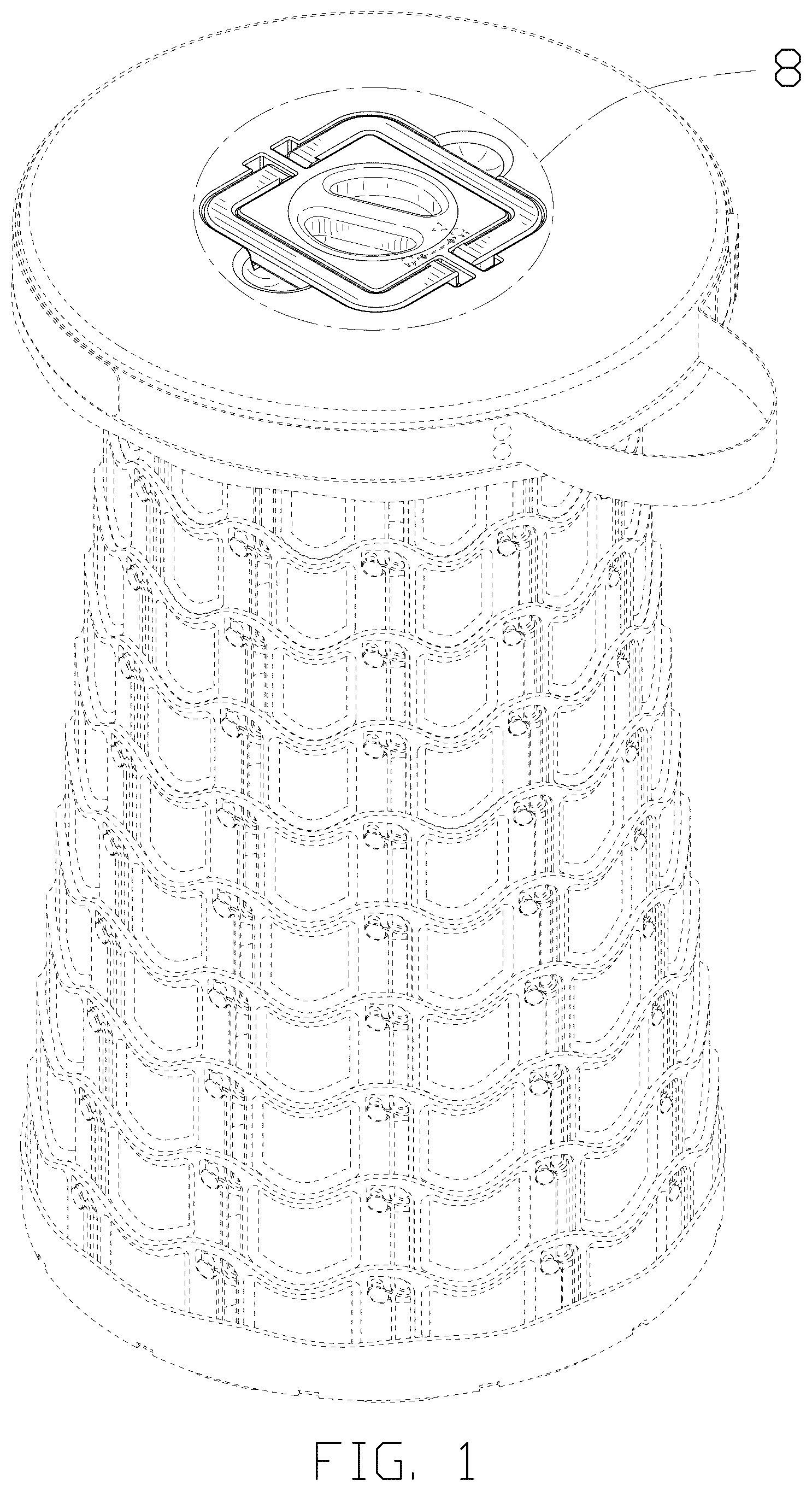 Patent USD1076475 — Folding stool — Figure 1