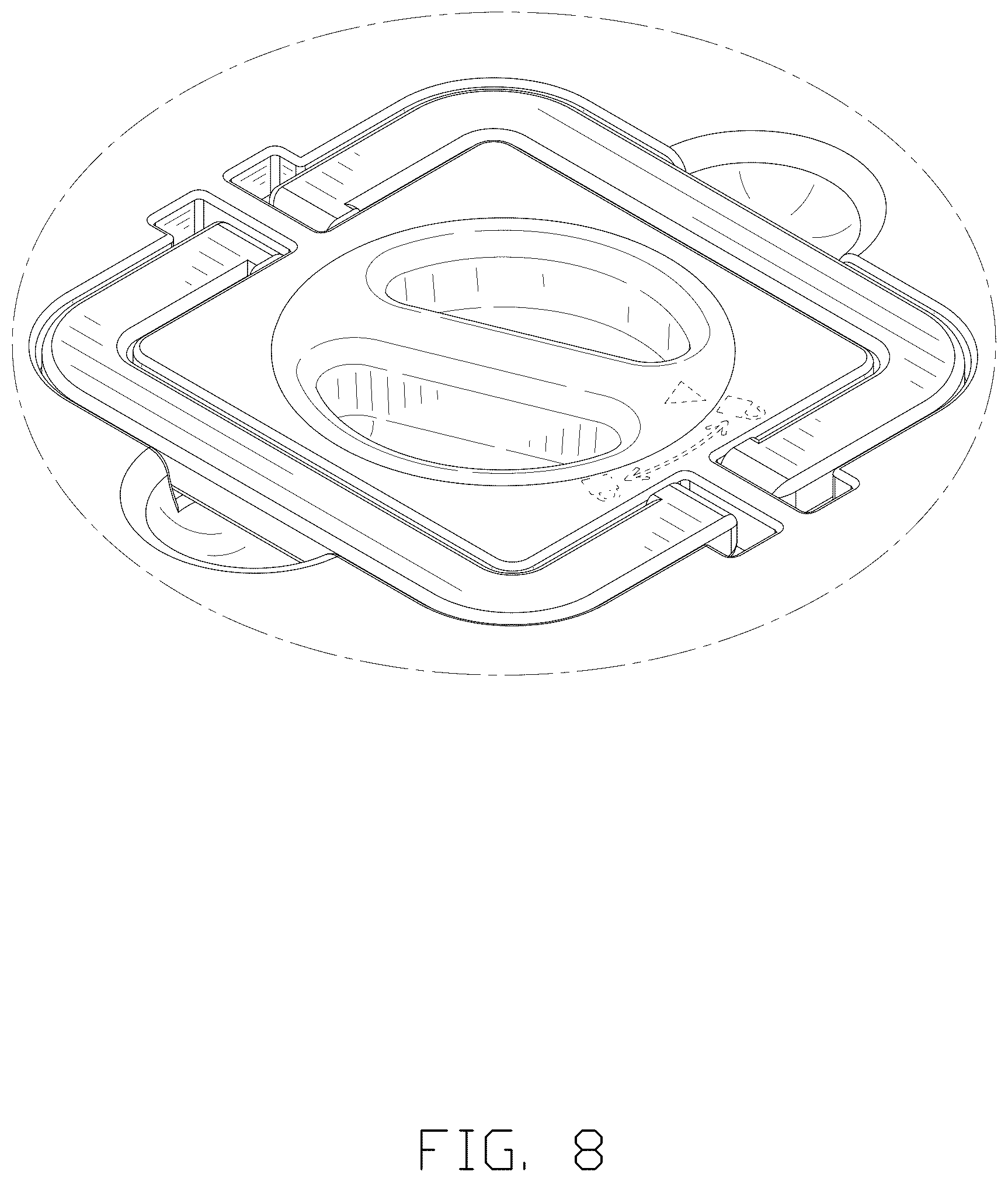 Patent USD1076475 Figure 8 – Folding stool