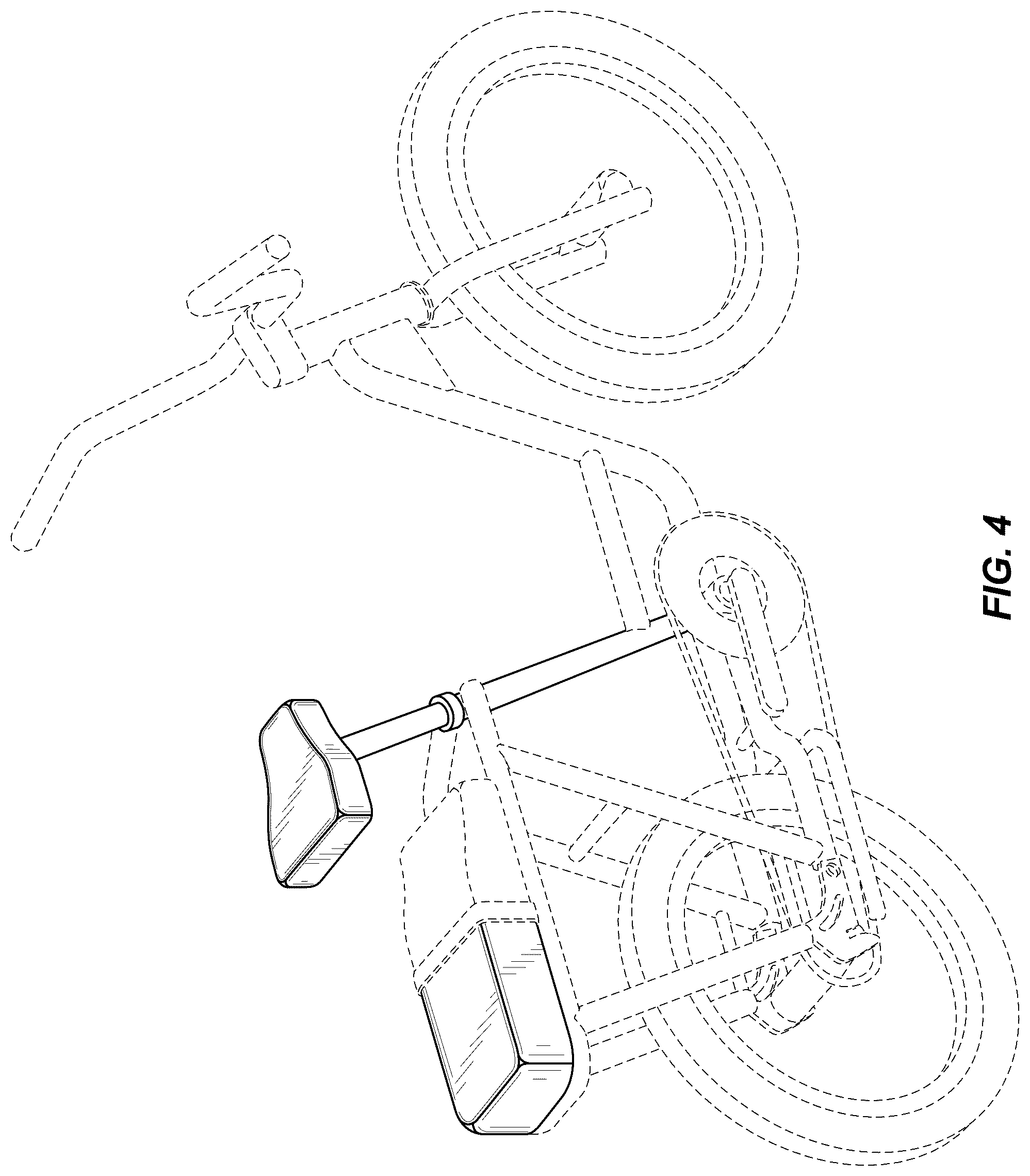 Patent USD1076477 Figure 3 – Bicycle seat
