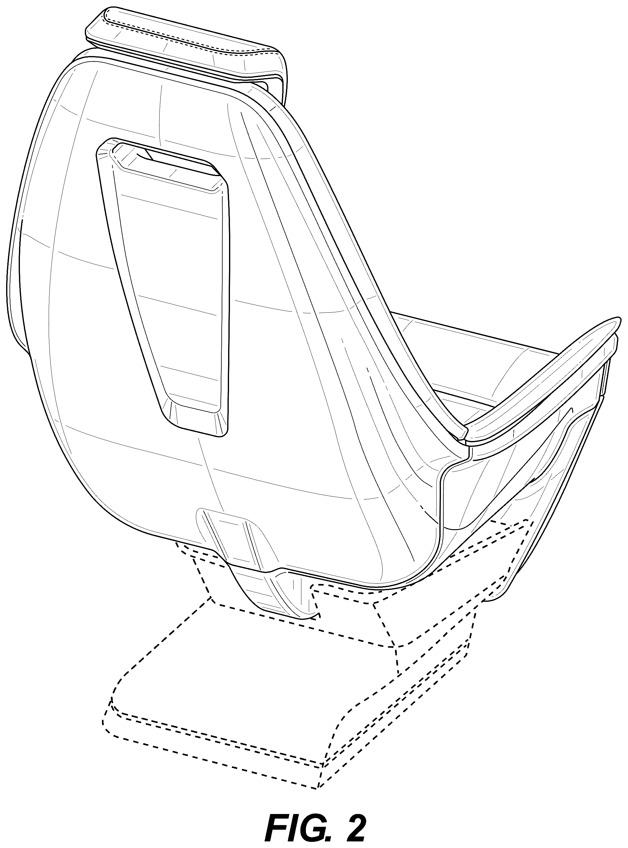 Patent USD1076479 Figure 2 – Cabin seat