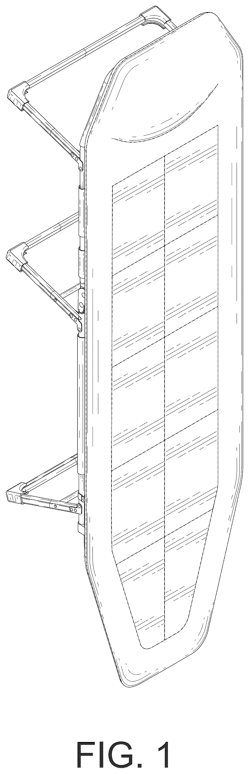 Patent USD1076481 — Outdoor portable folding bed — Figure 1