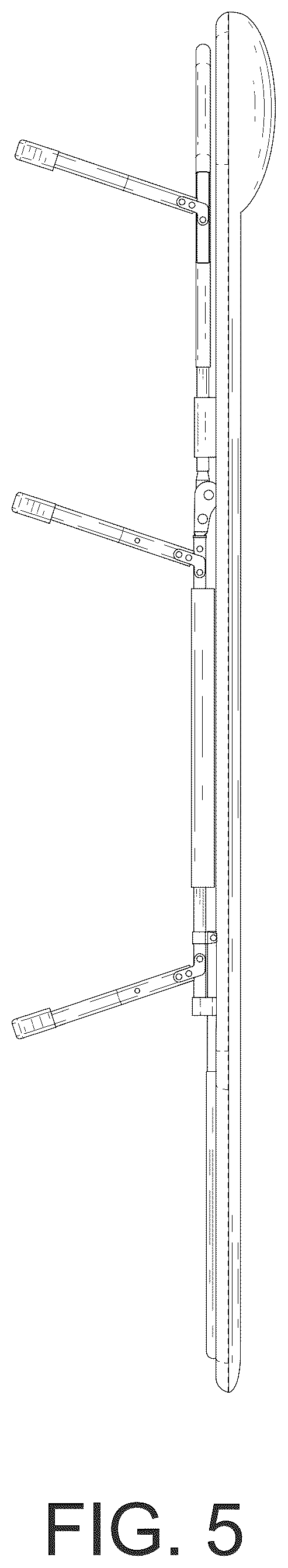 Patent USD1076481 Figure 5 – Outdoor portable folding bed