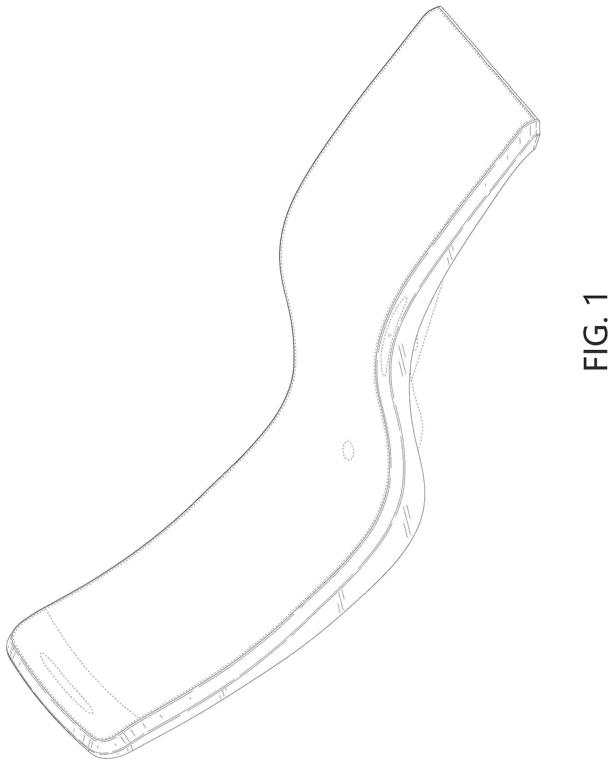 Patent USD1076482 Figure 1 – Pool lounge chair