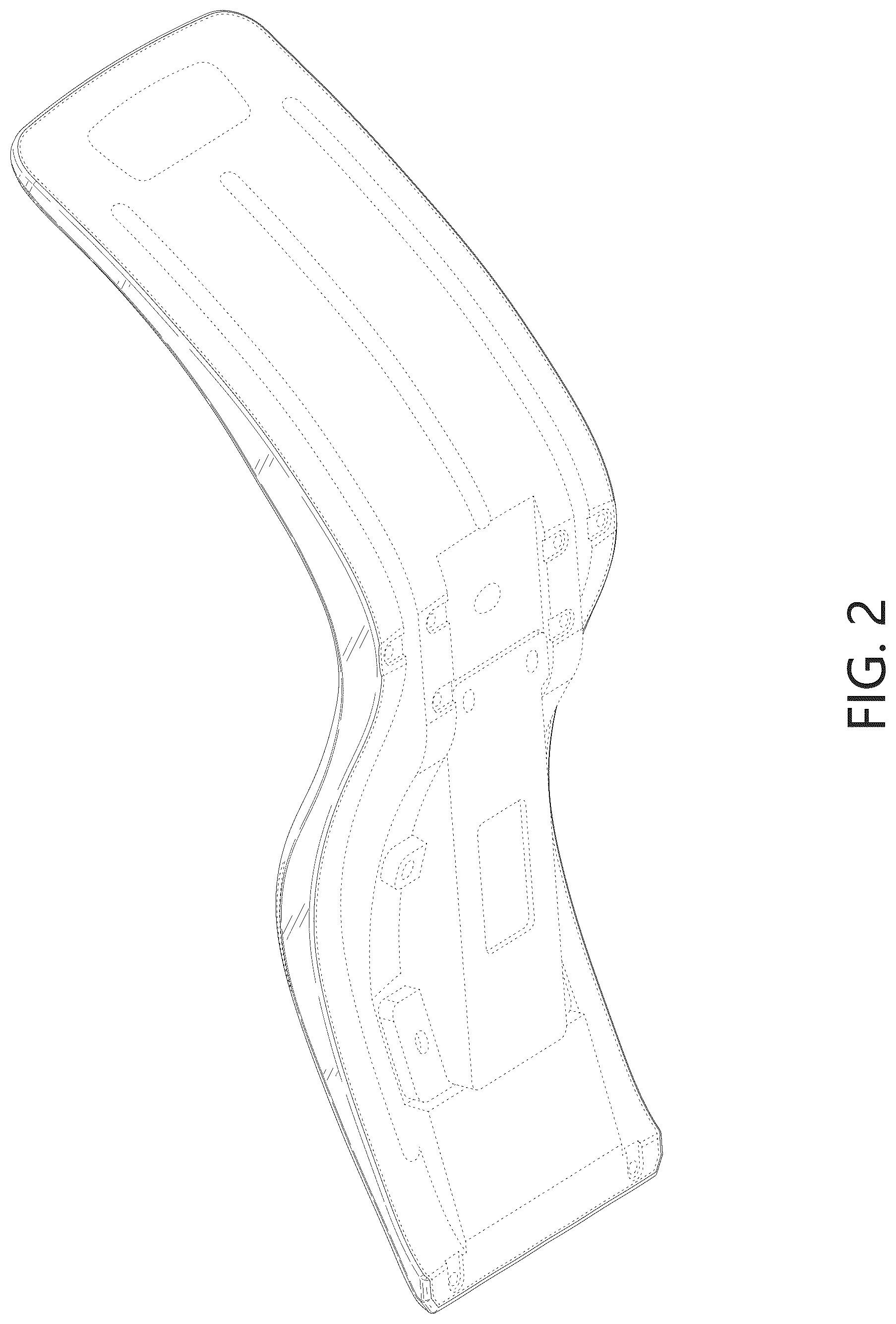 Patent USD1076482 Figure 2 – Pool lounge chair