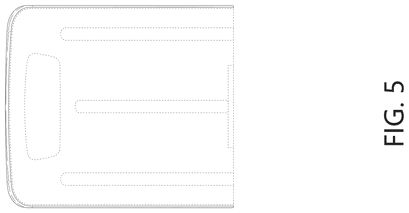 Patent USD1076482 Figure 5 – Pool lounge chair