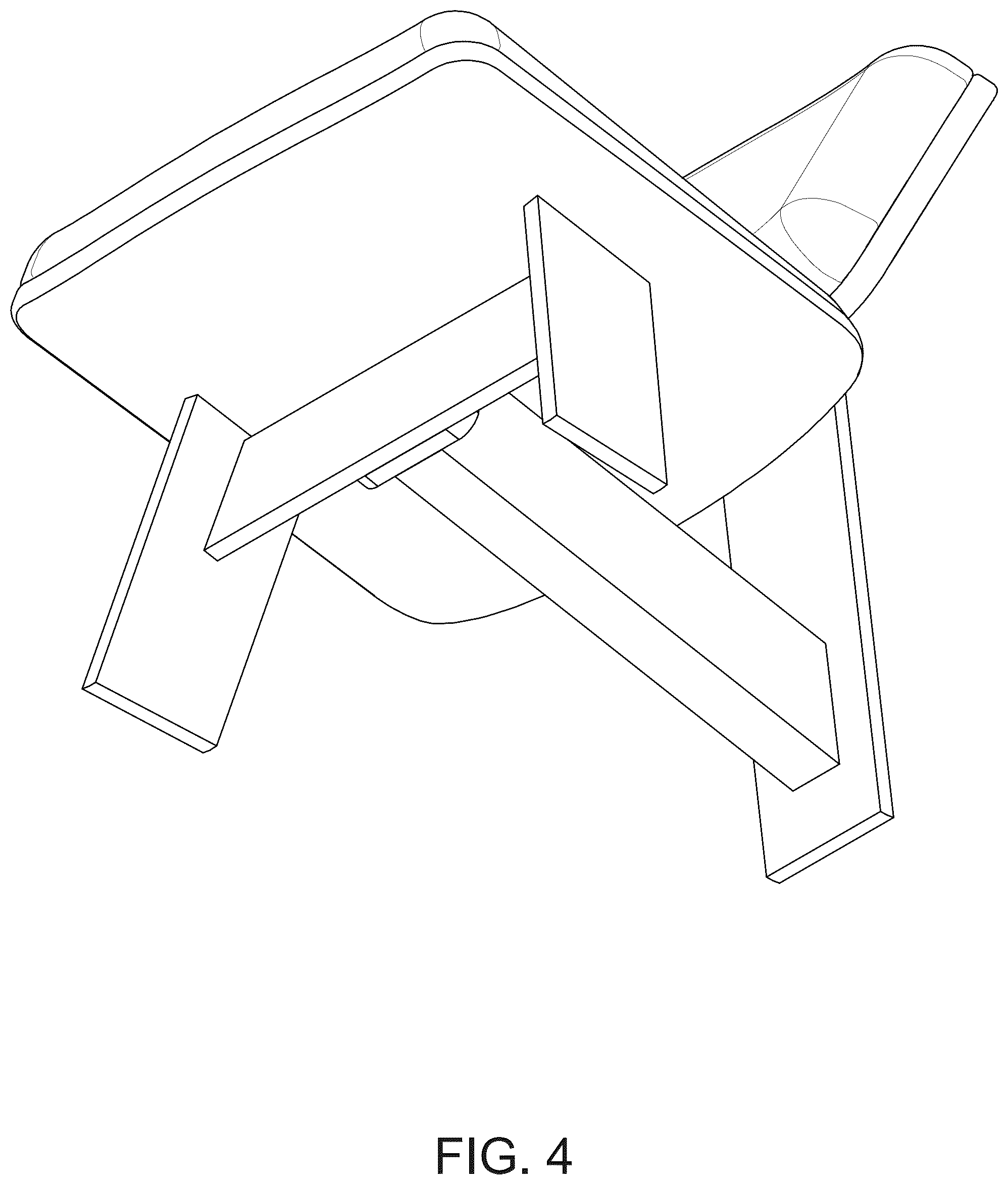Patent USD1076483 Figure 4 – Chair