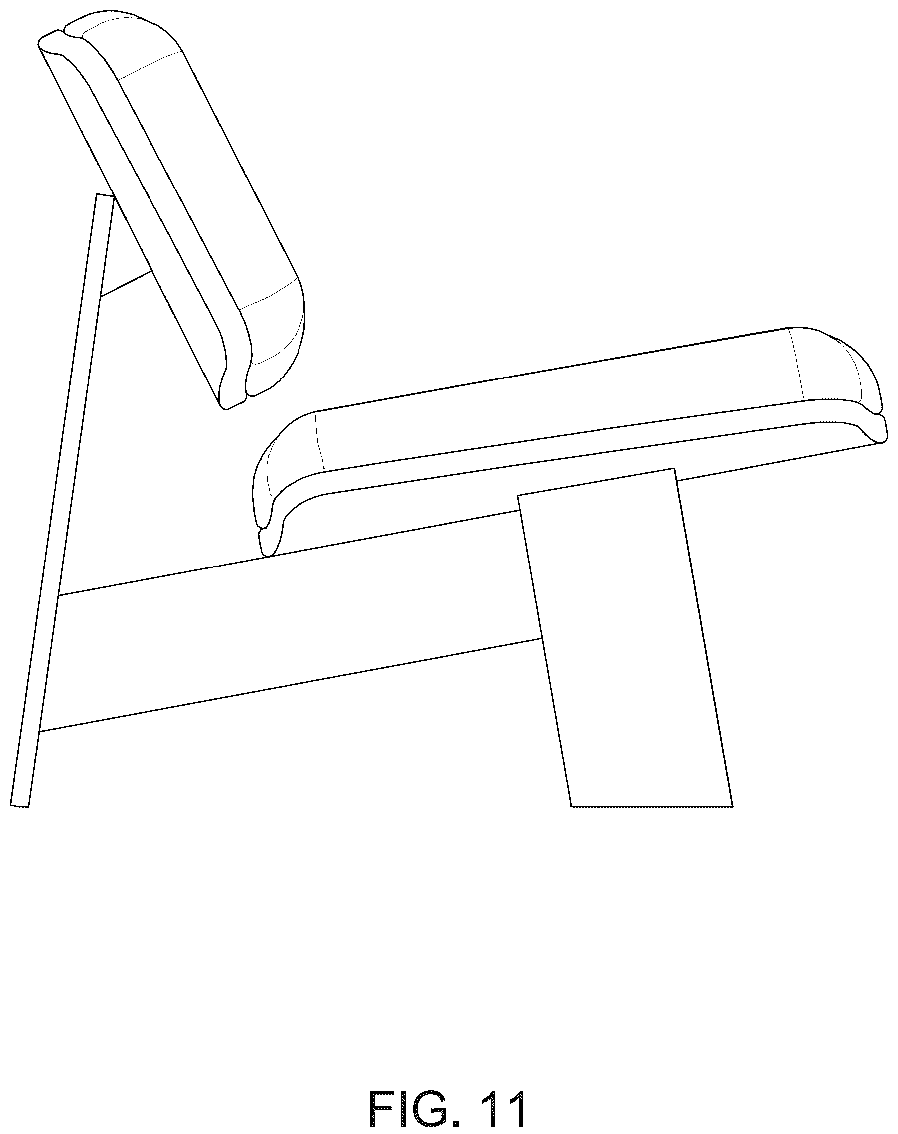Patent USD1076483 Figure 11 – Chair