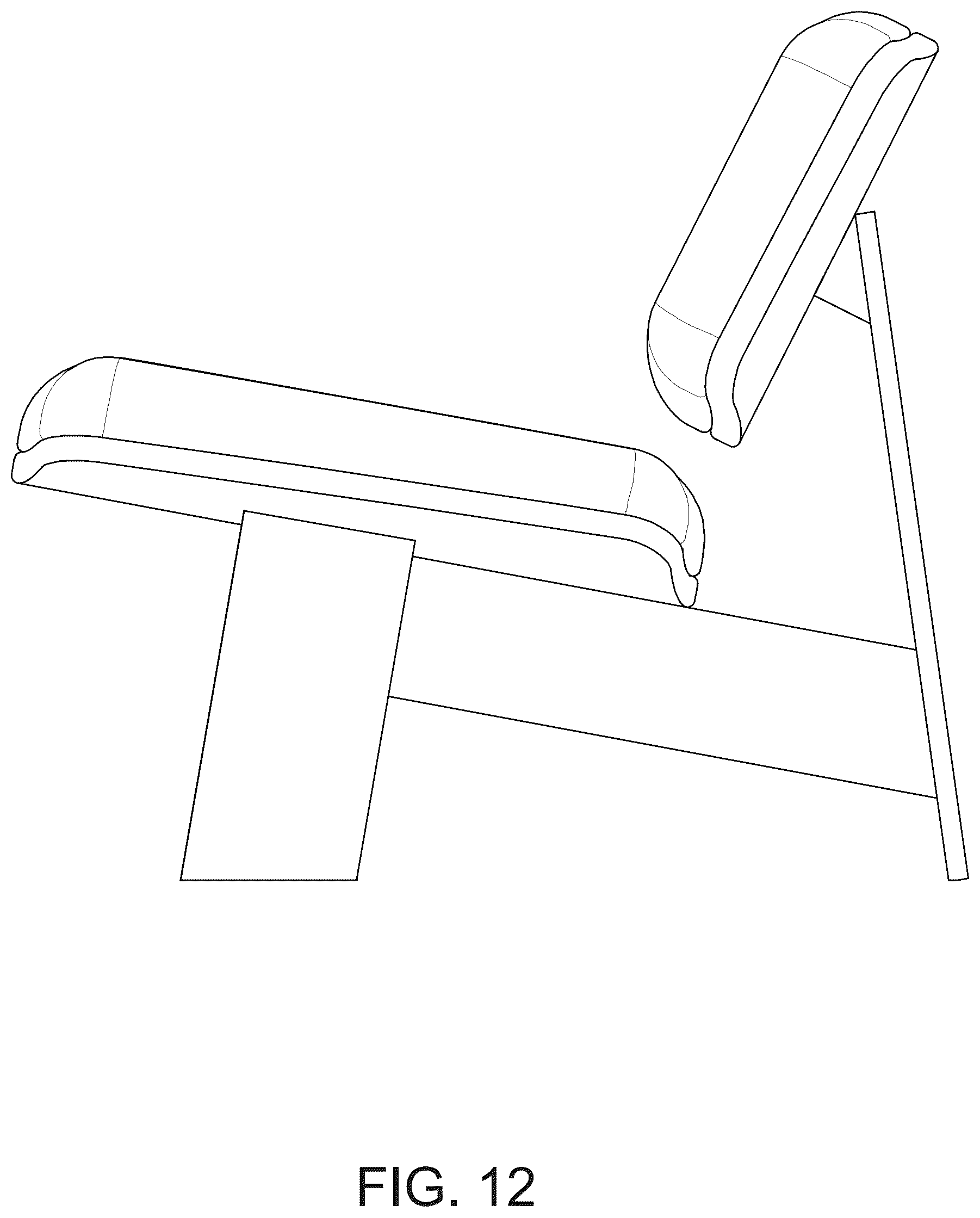 Patent USD1076483 Figure 12 – Chair