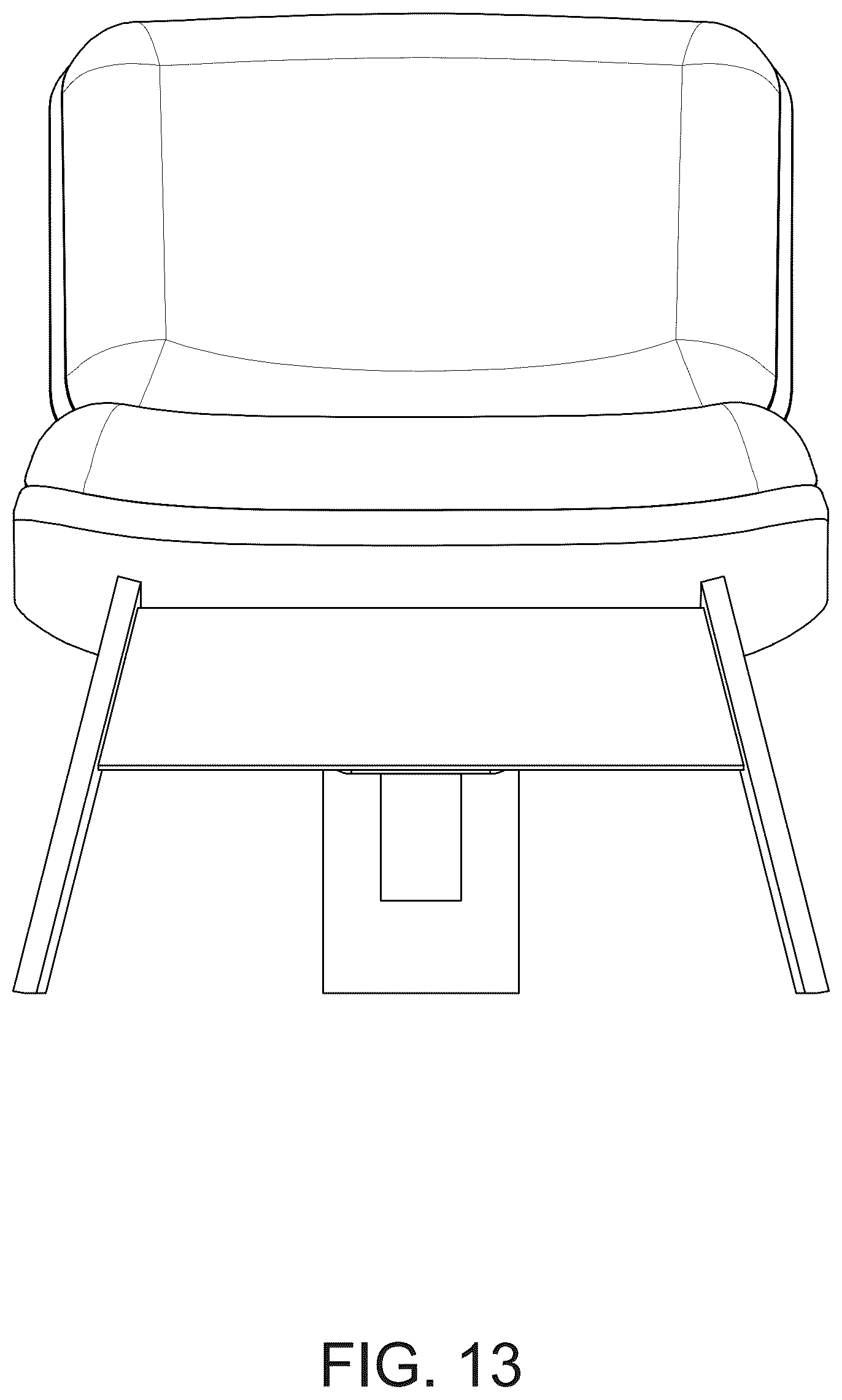 Patent USD1076483 Figure 13 – Chair