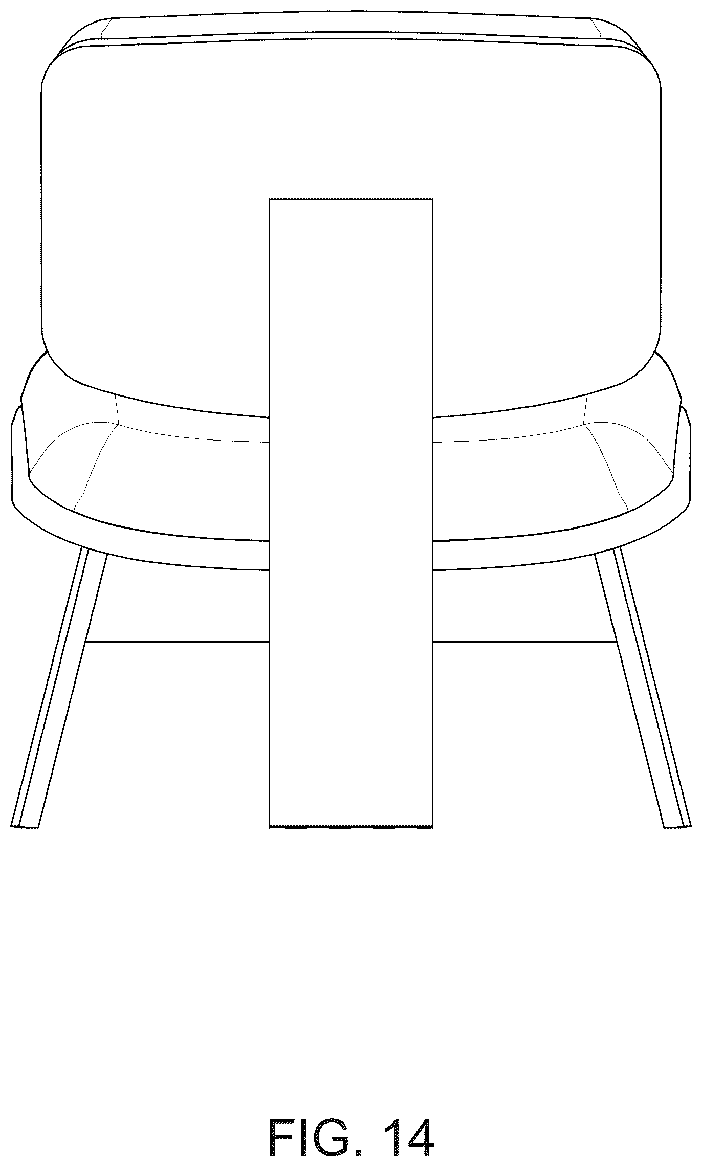 Patent USD1076483 Figure 14 – Chair