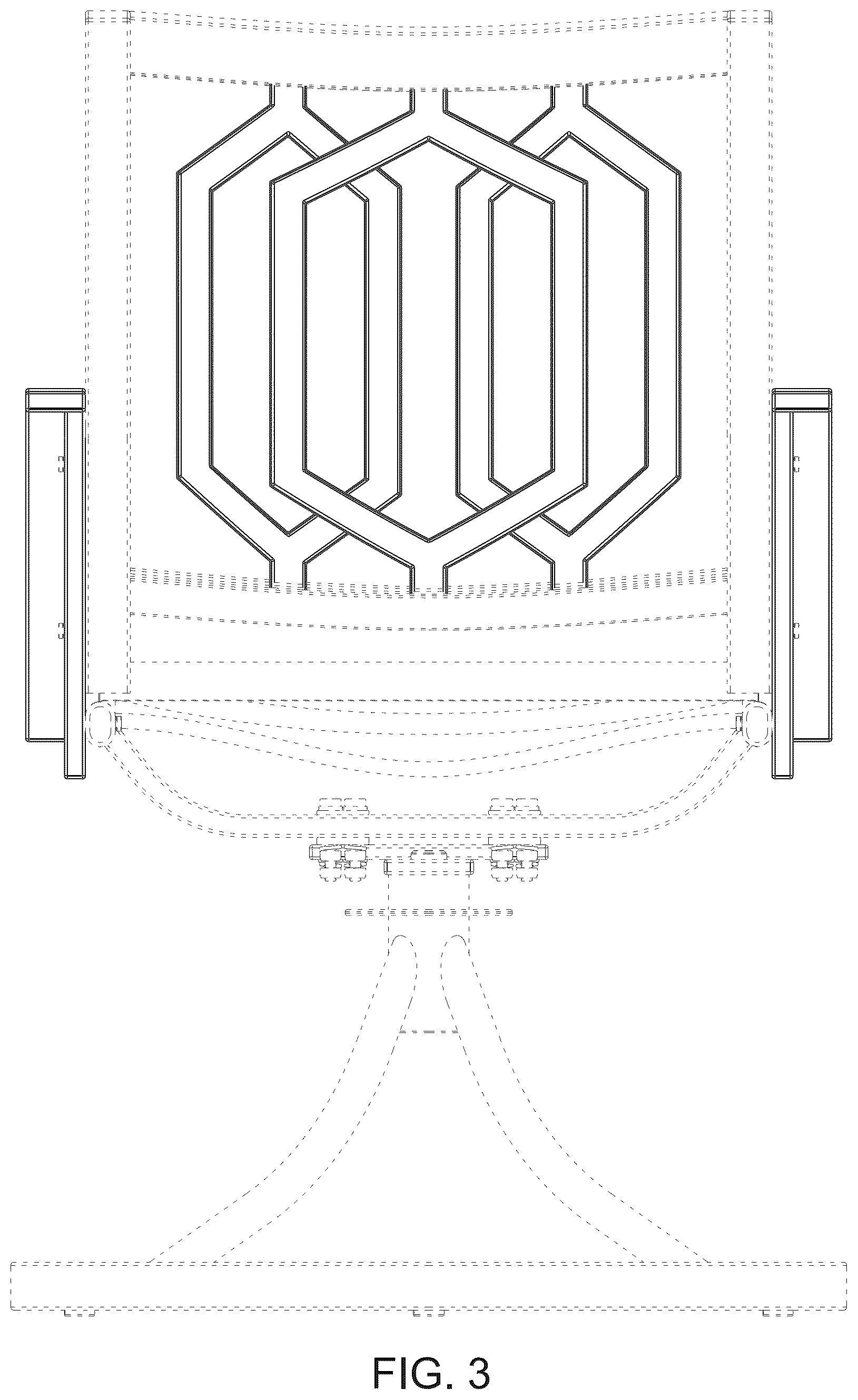 Patent USD1076484 Figure 3 – Swivel chair