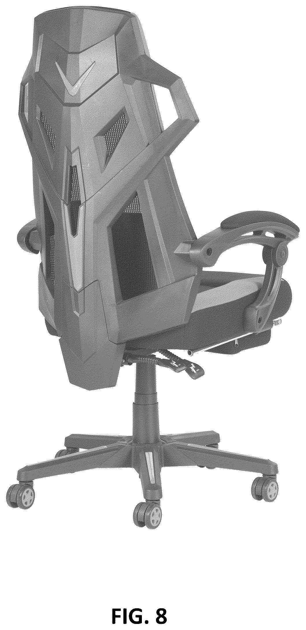 Patent USD1076485 Figure 8 – Chair