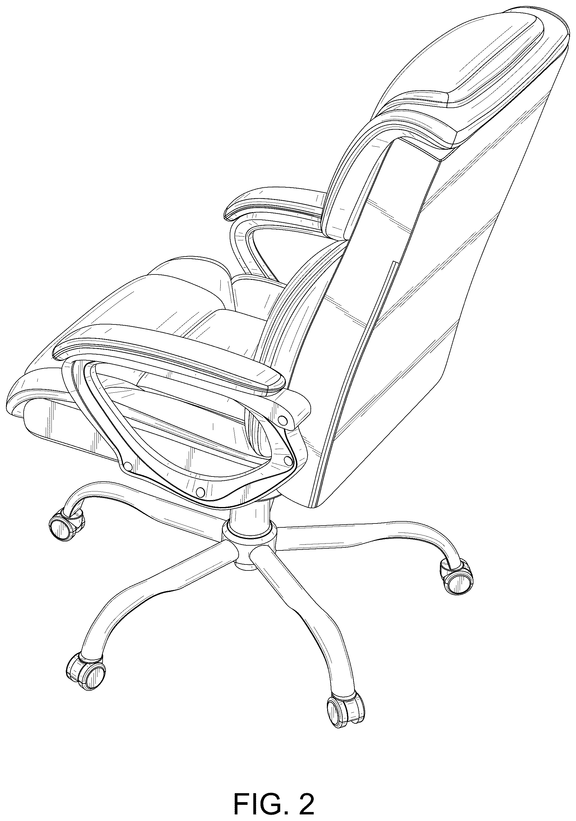 Patent USD1076486 Figure 2 – Chair