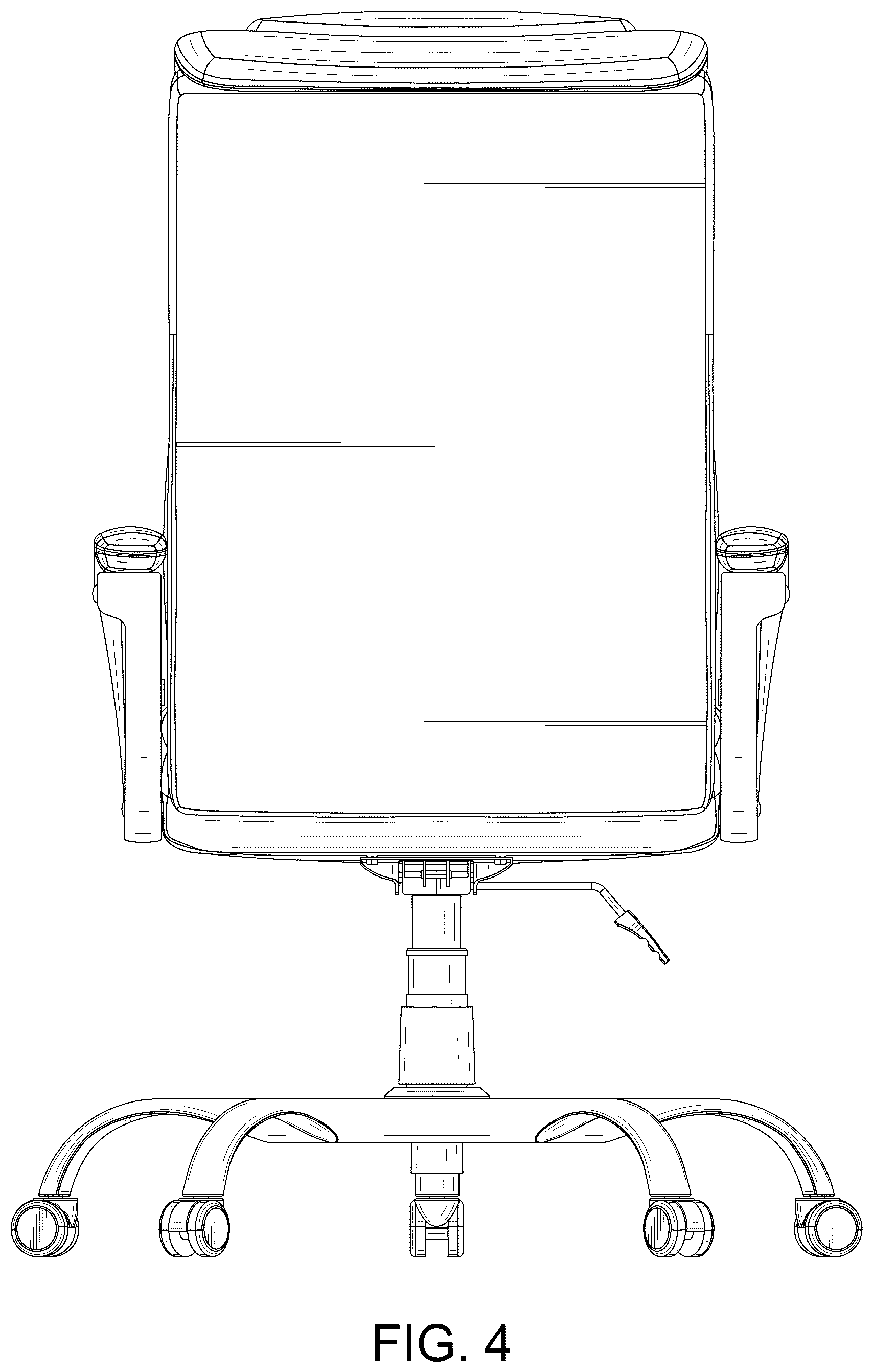 Patent USD1076486 Figure 4 – Chair