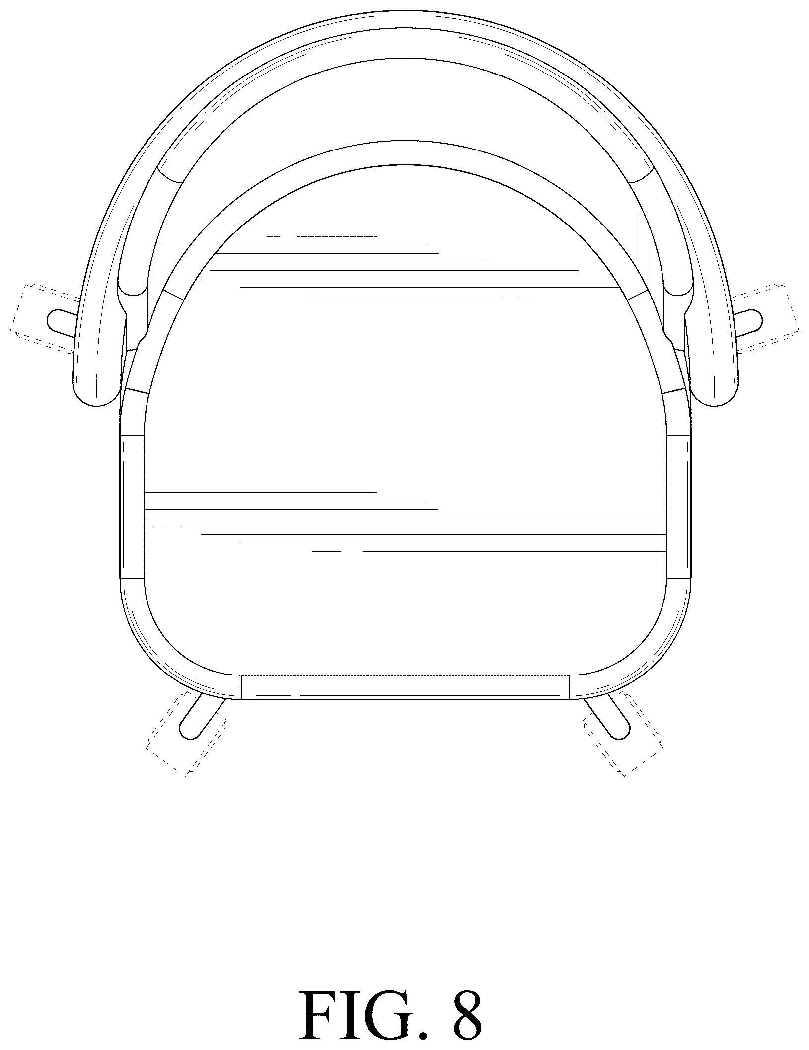 Patent USD1076487 Figure 8 – Chair