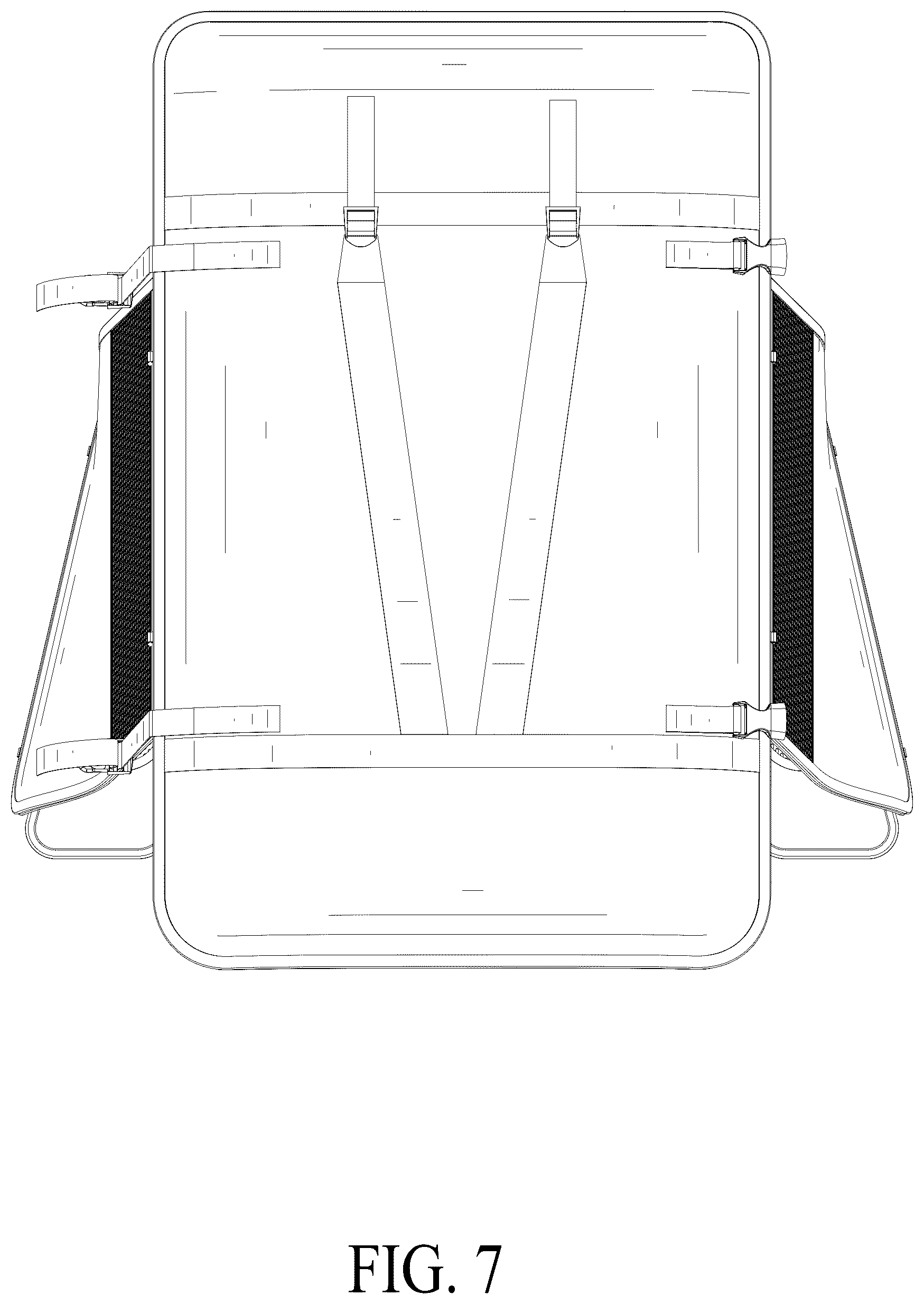 Patent USD1076489 Figure 7 – Chair with canopy