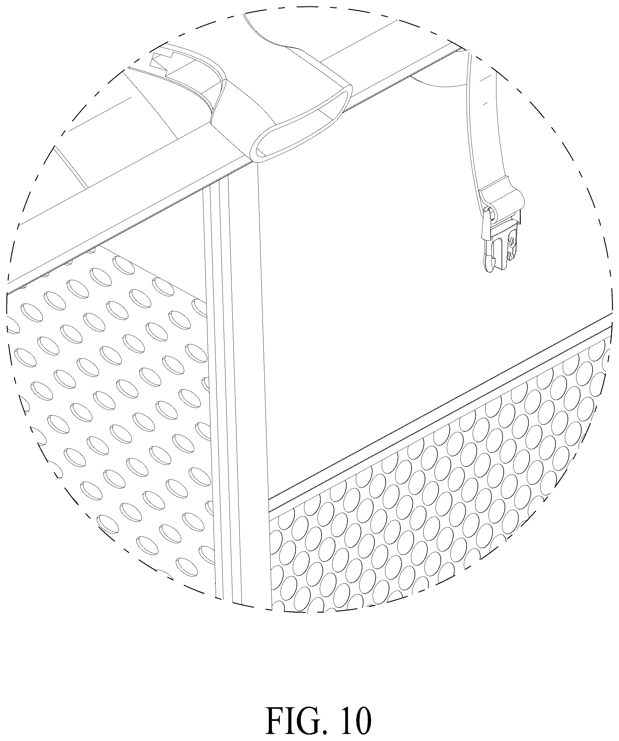 Patent USD1076489 Figure 10 – Chair with canopy