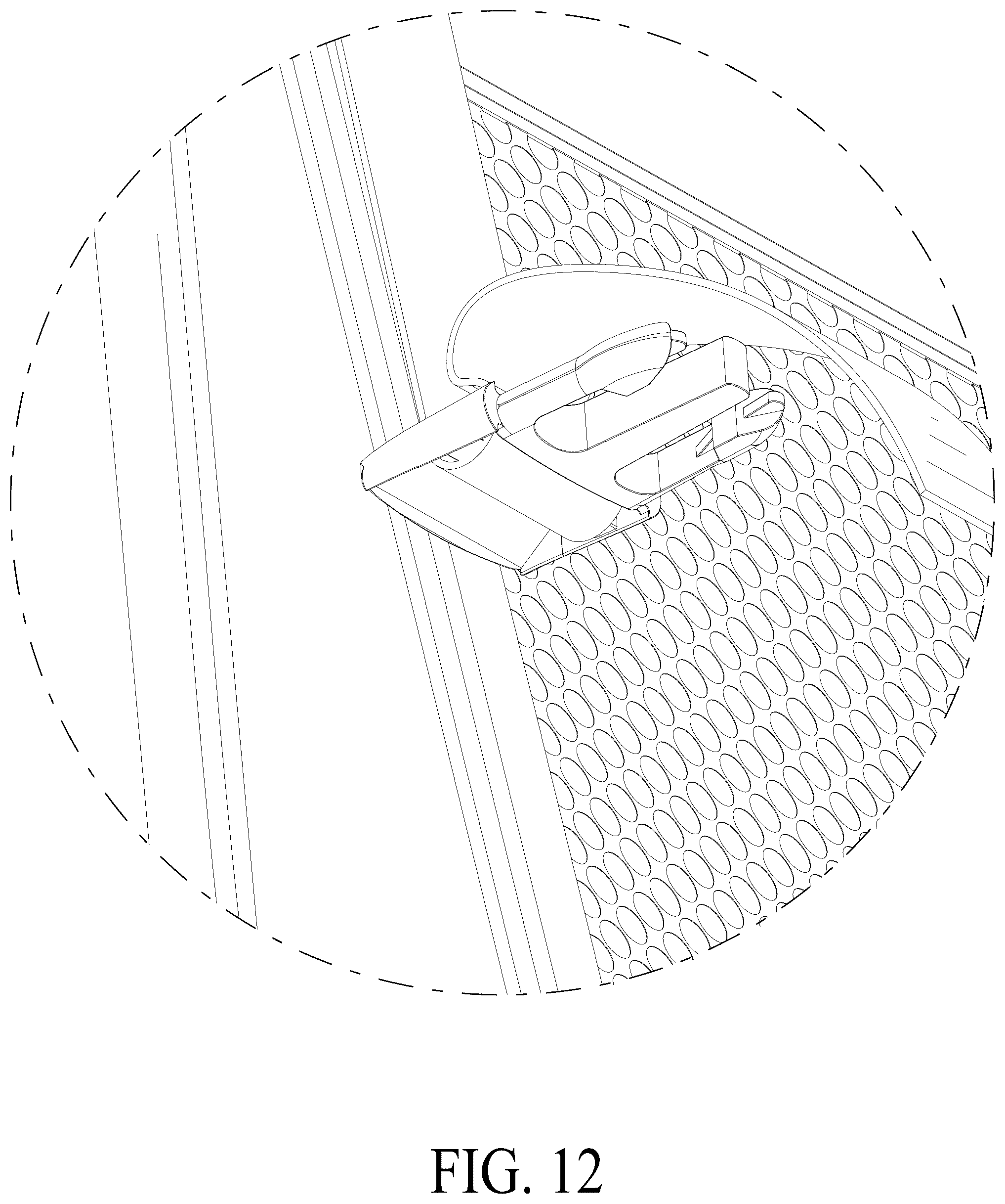 Patent USD1076489 Figure 12 – Chair with canopy