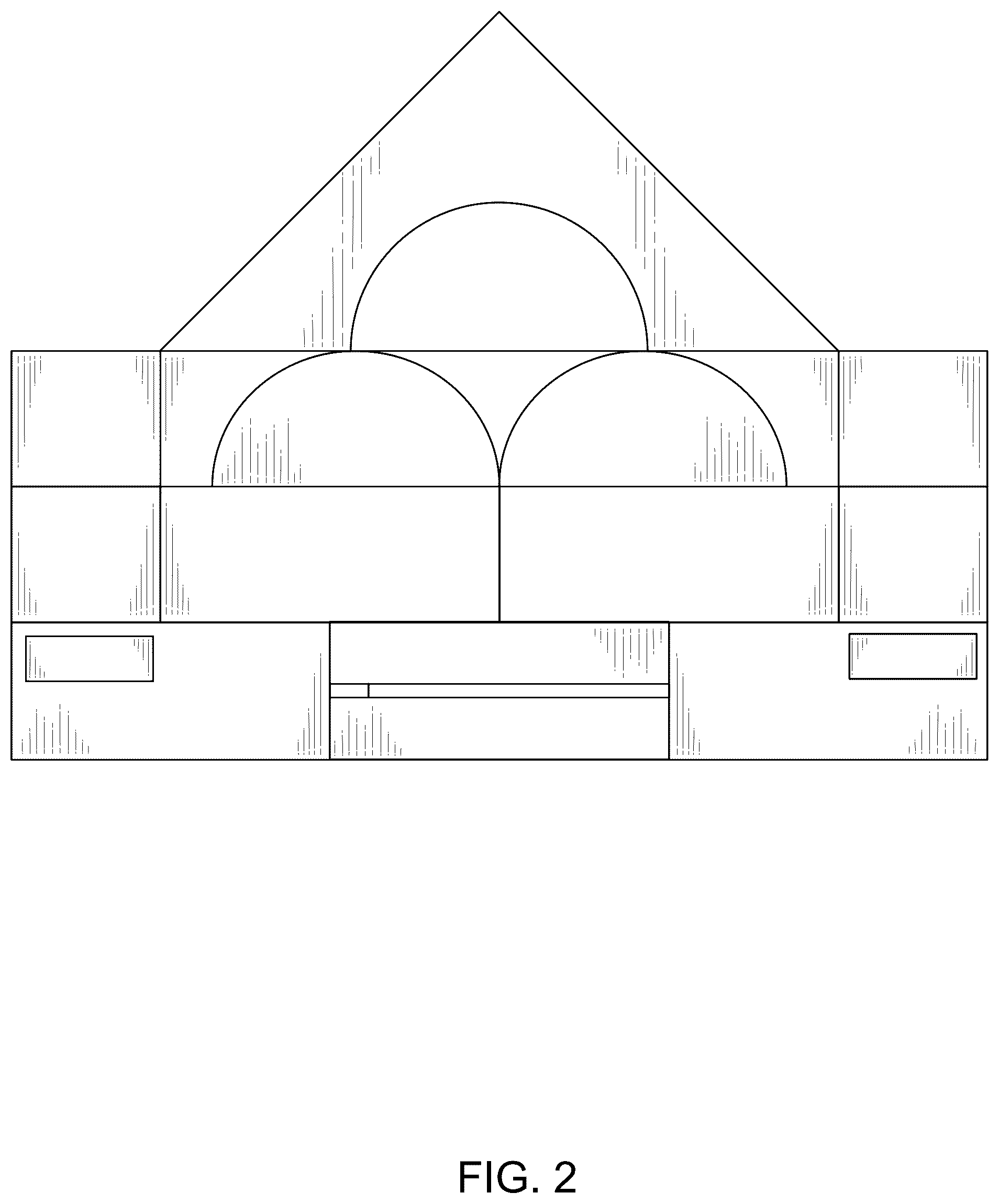 Patent USD1076495 Figure 2 – Sofa