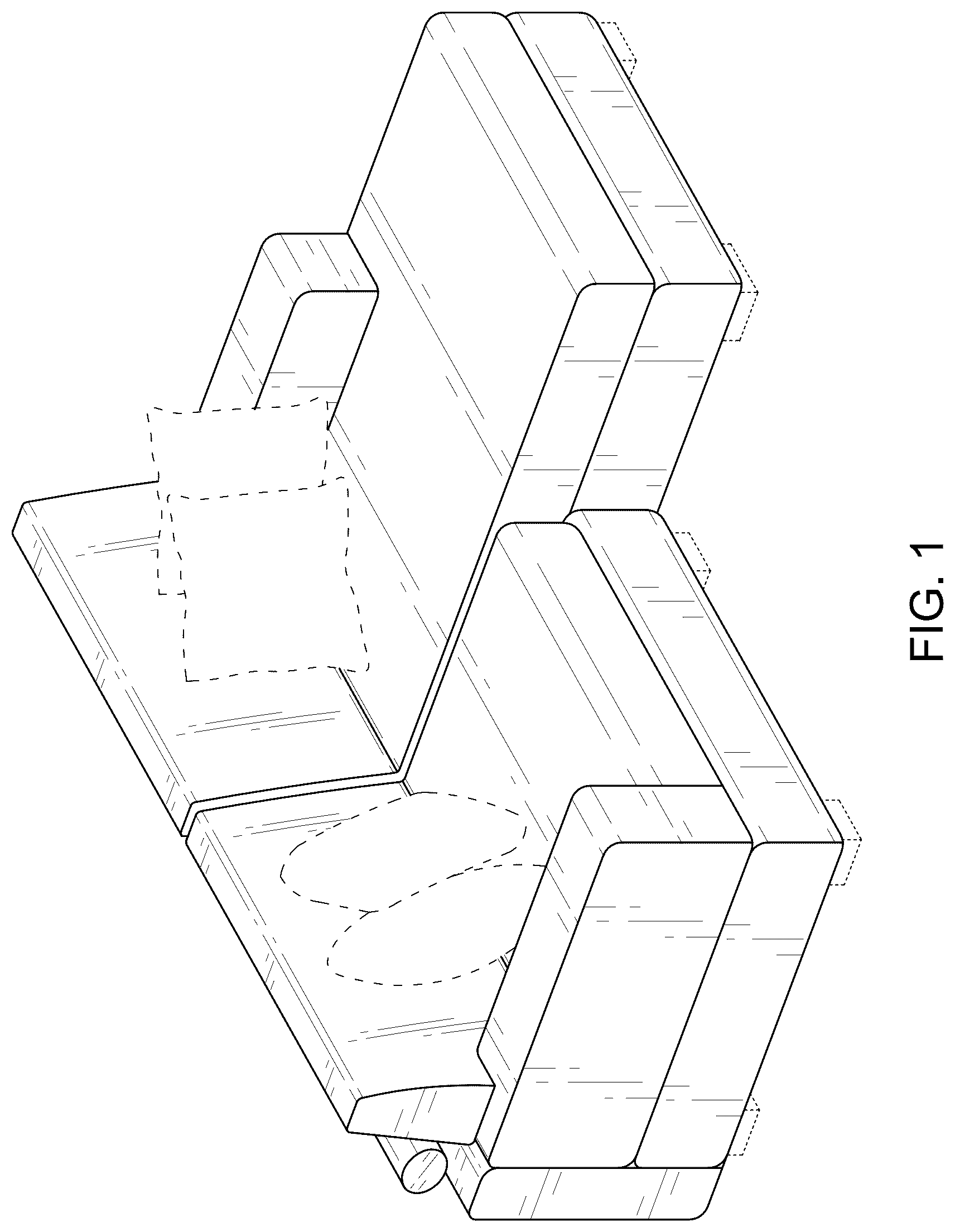 Patent USD1076497 — Sofa — Figure 1