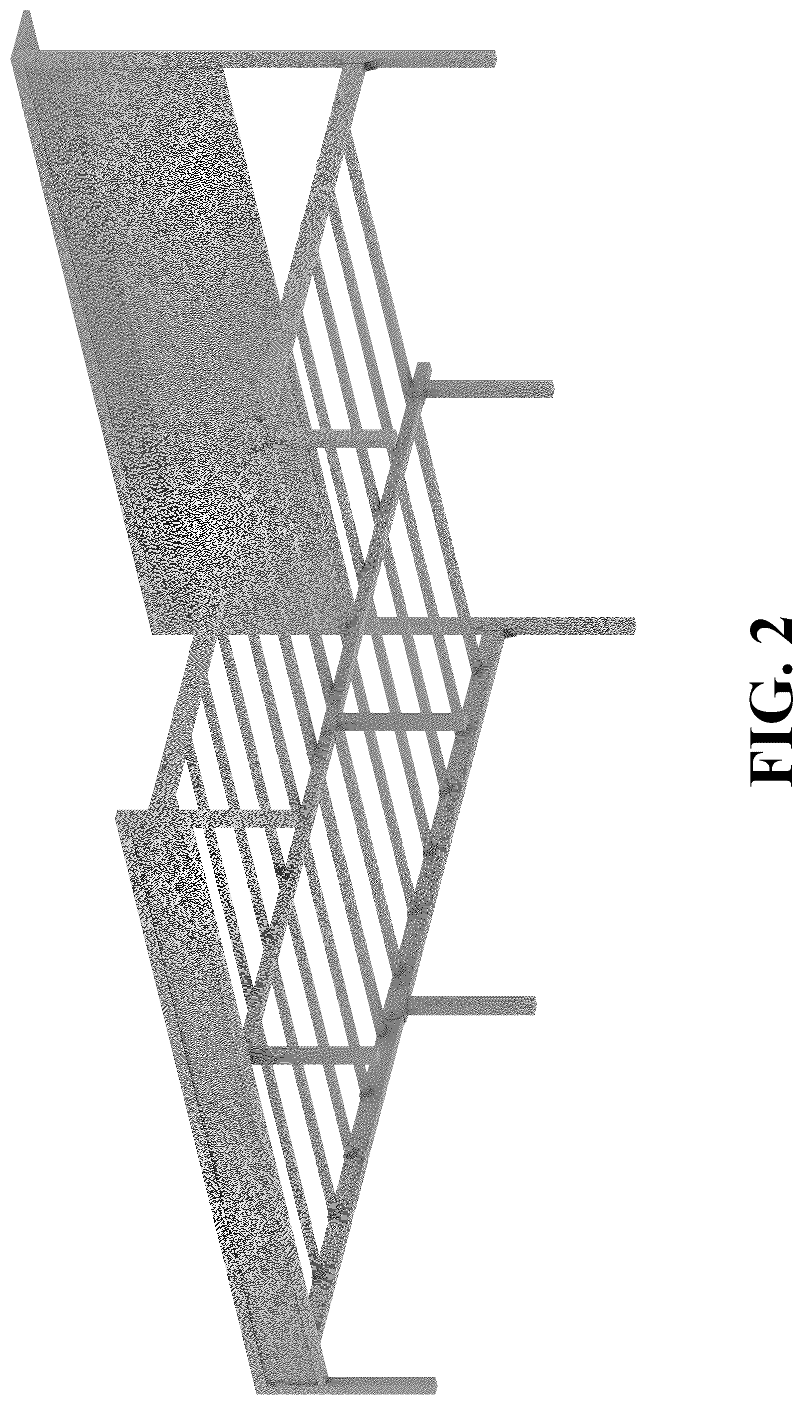 Patent USD1076498 Figure 2 – Bed frame