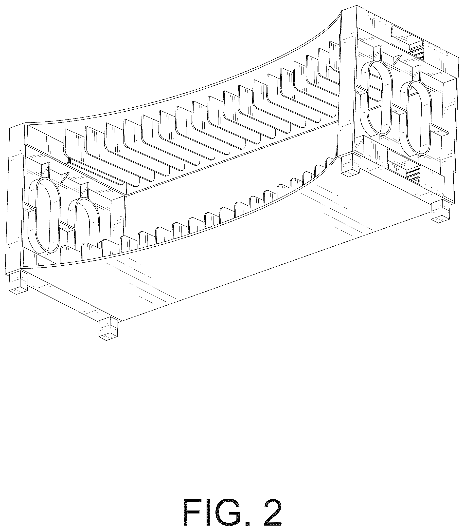 Patent USD1076499 Figure 2 – CD storage rack