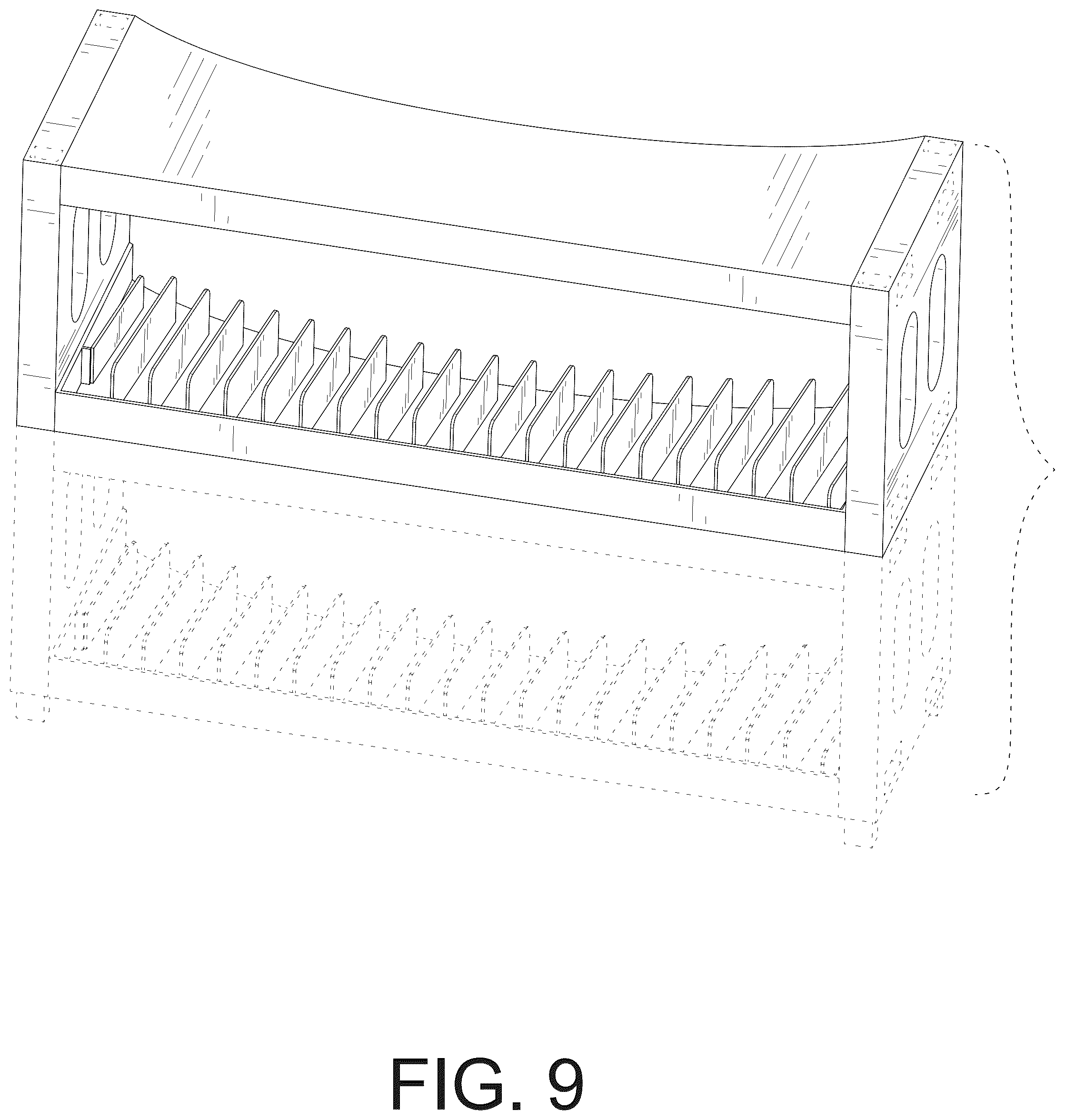 Patent USD1076499 Figure 9 – CD storage rack