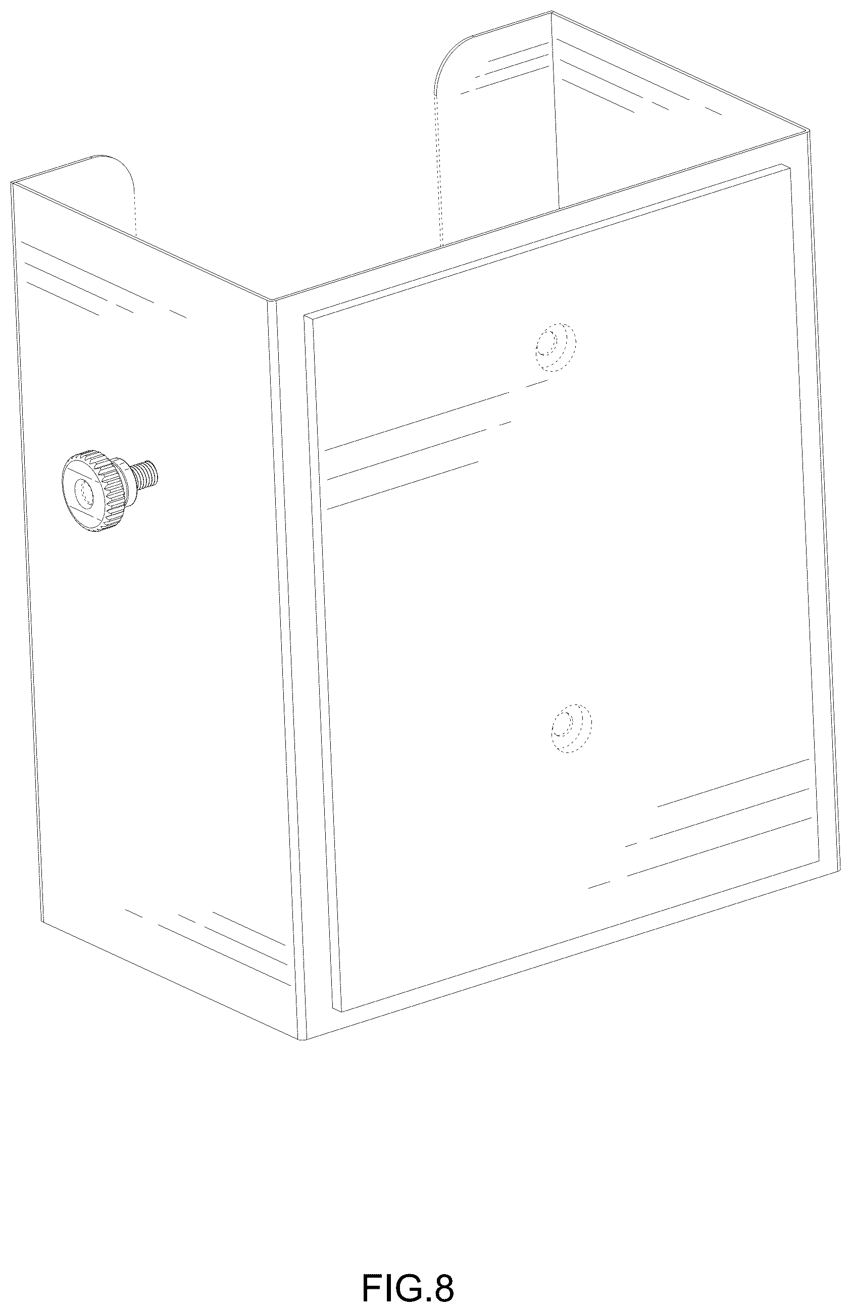 Patent USD1076500 Figure 8 – Magnetic glove box