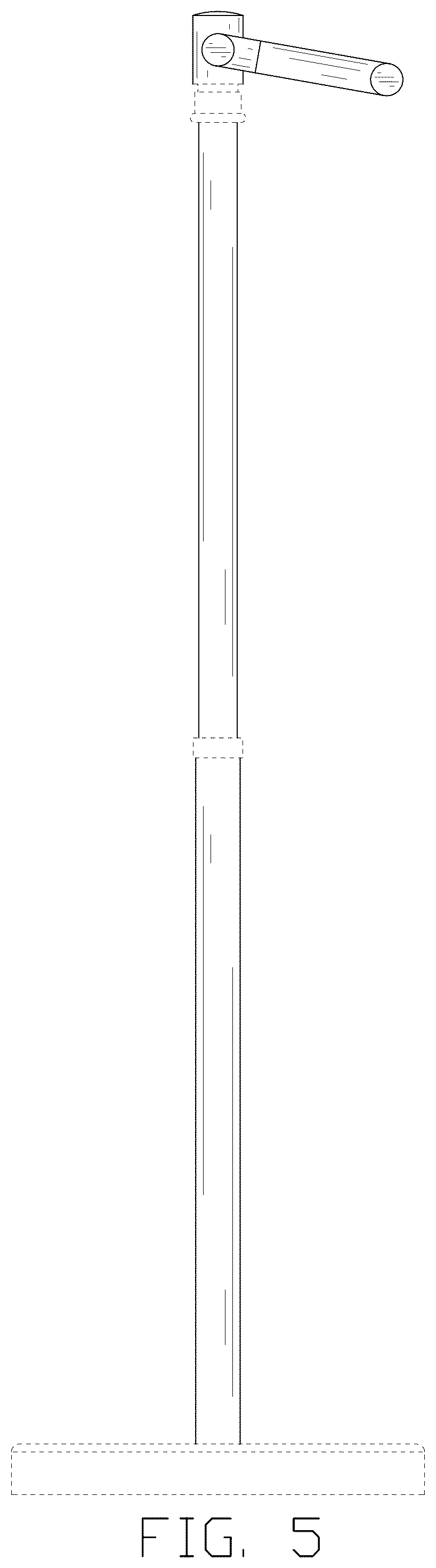 Patent USD1076501 Figure 5 – Toilet paper holder