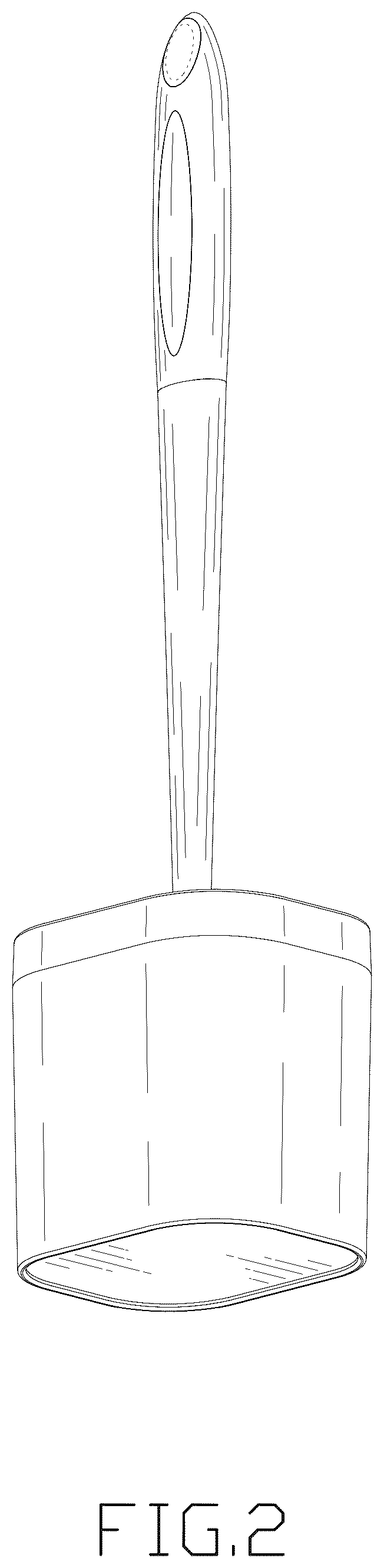 Patent USD1076503 Figure 2 – Toilet brush and holder set
