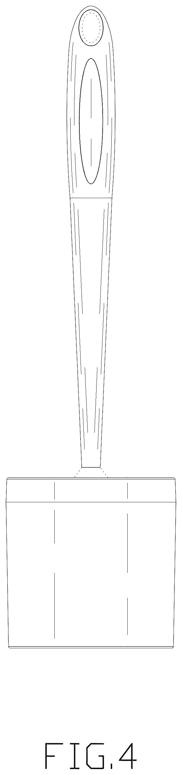 Patent USD1076503 Figure 4 – Toilet brush and holder set