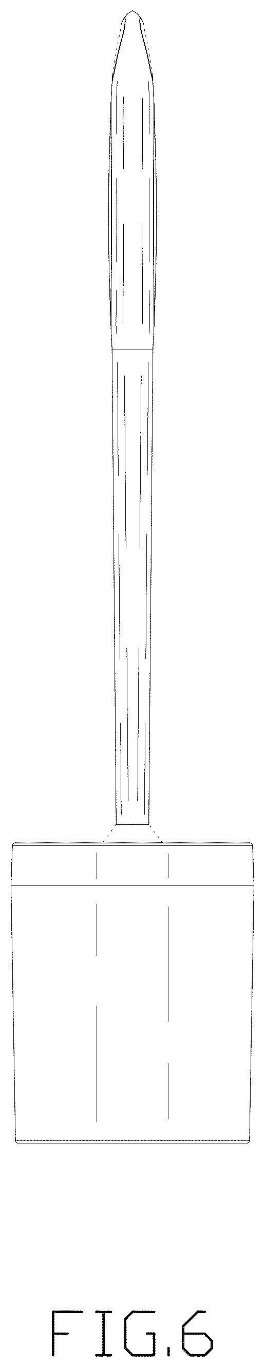 Patent USD1076503 Figure 6 – Toilet brush and holder set