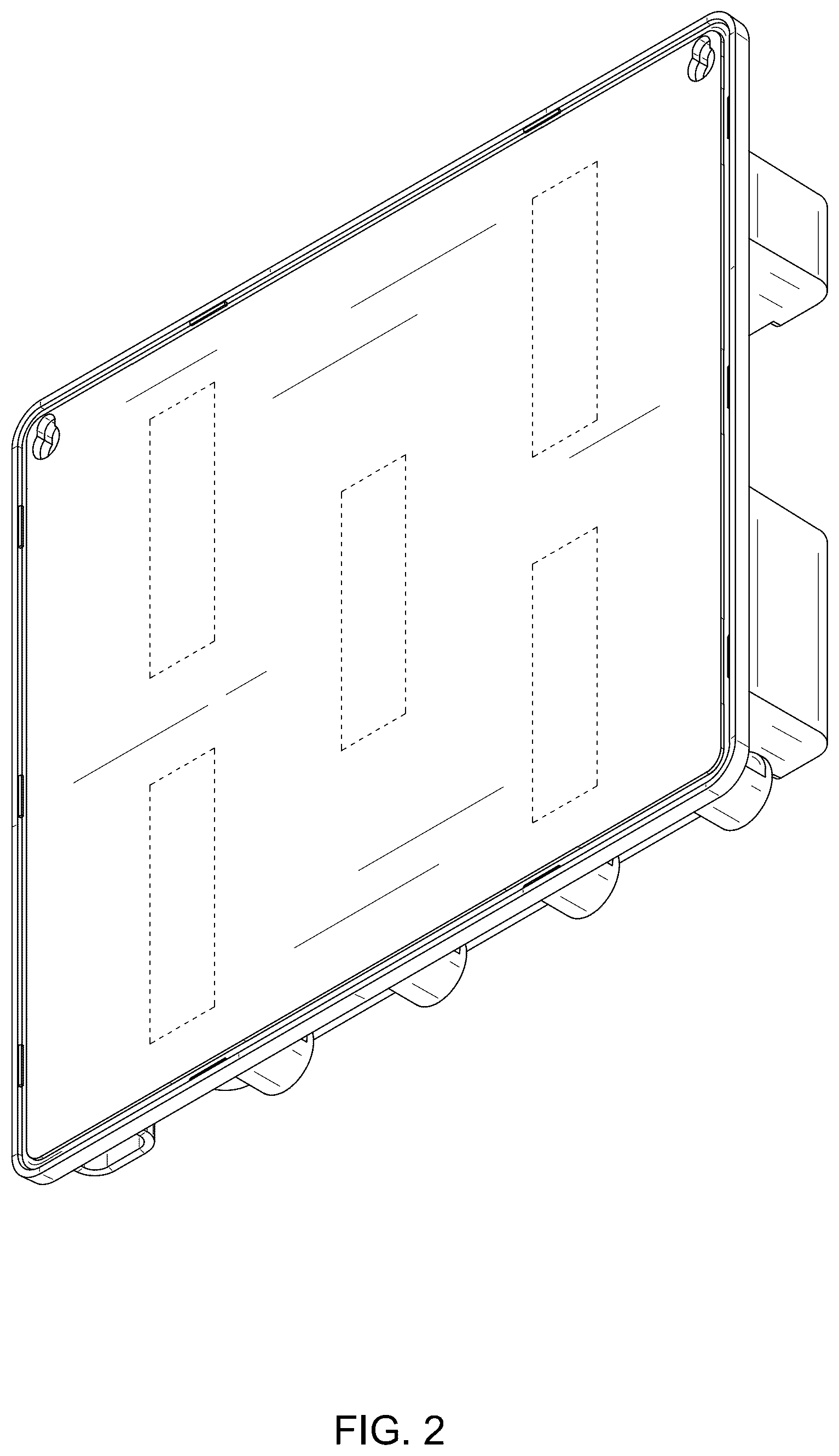 Patent USD1076504 Figure 2 – Wall rack