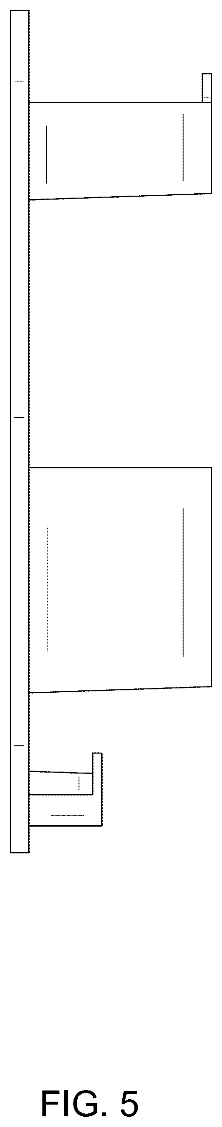 Patent USD1076504 Figure 5 – Wall rack