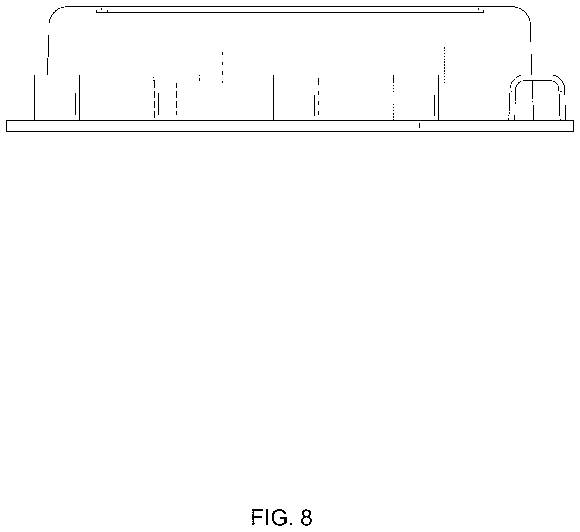 Patent USD1076504 Figure 8 – Wall rack