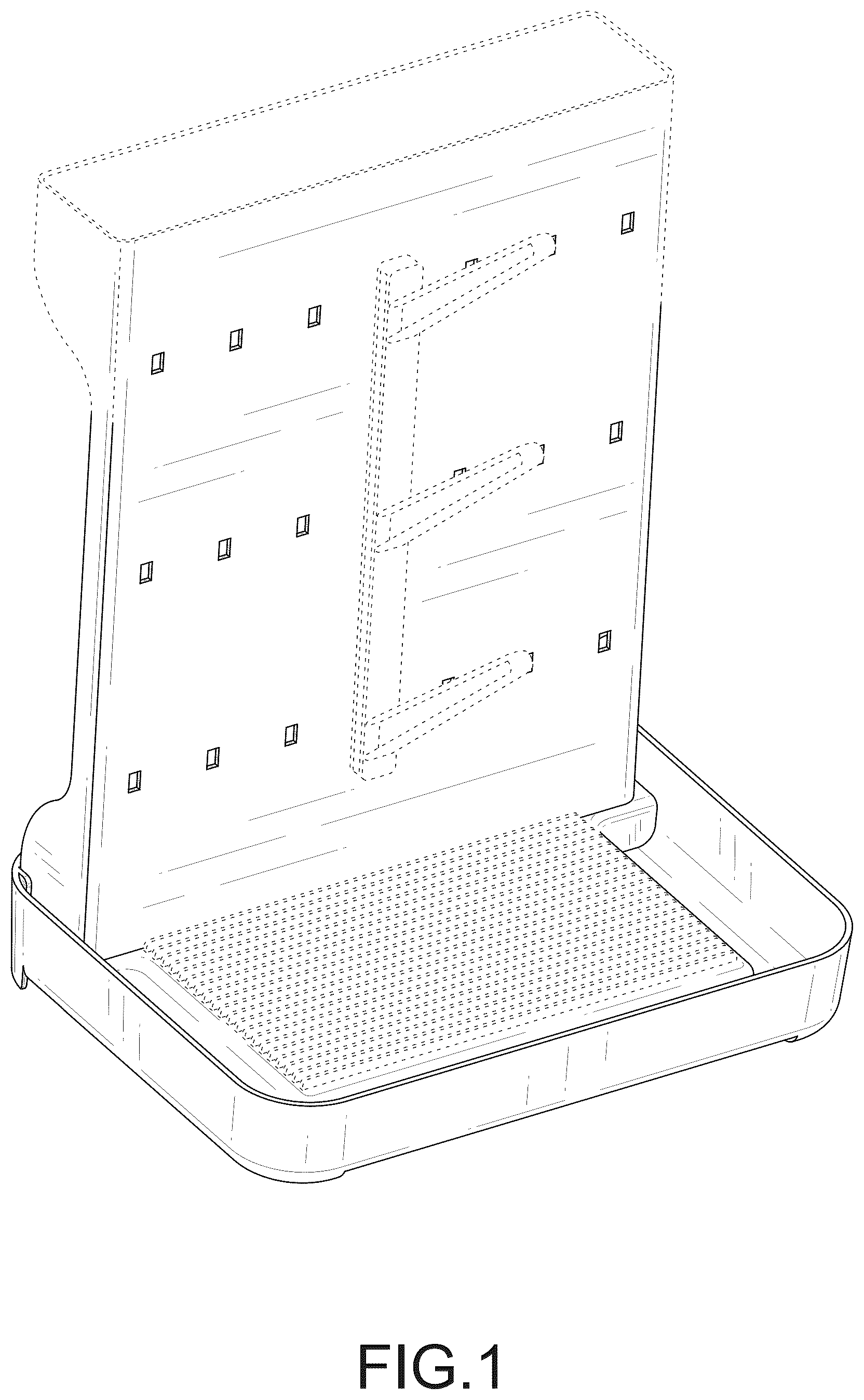 Patent USD1076506 Figure 1 – Shelf