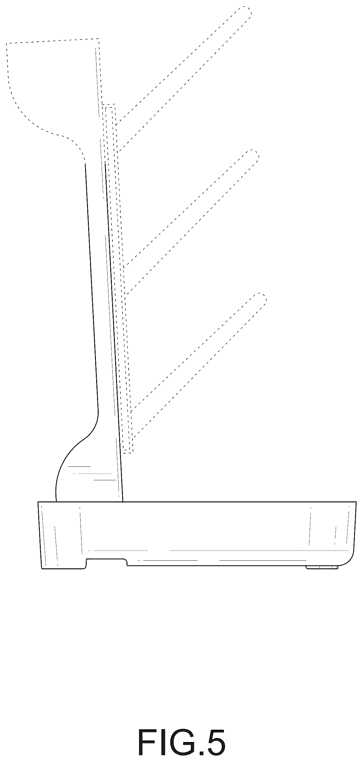 Patent USD1076506 Figure 5 – Shelf