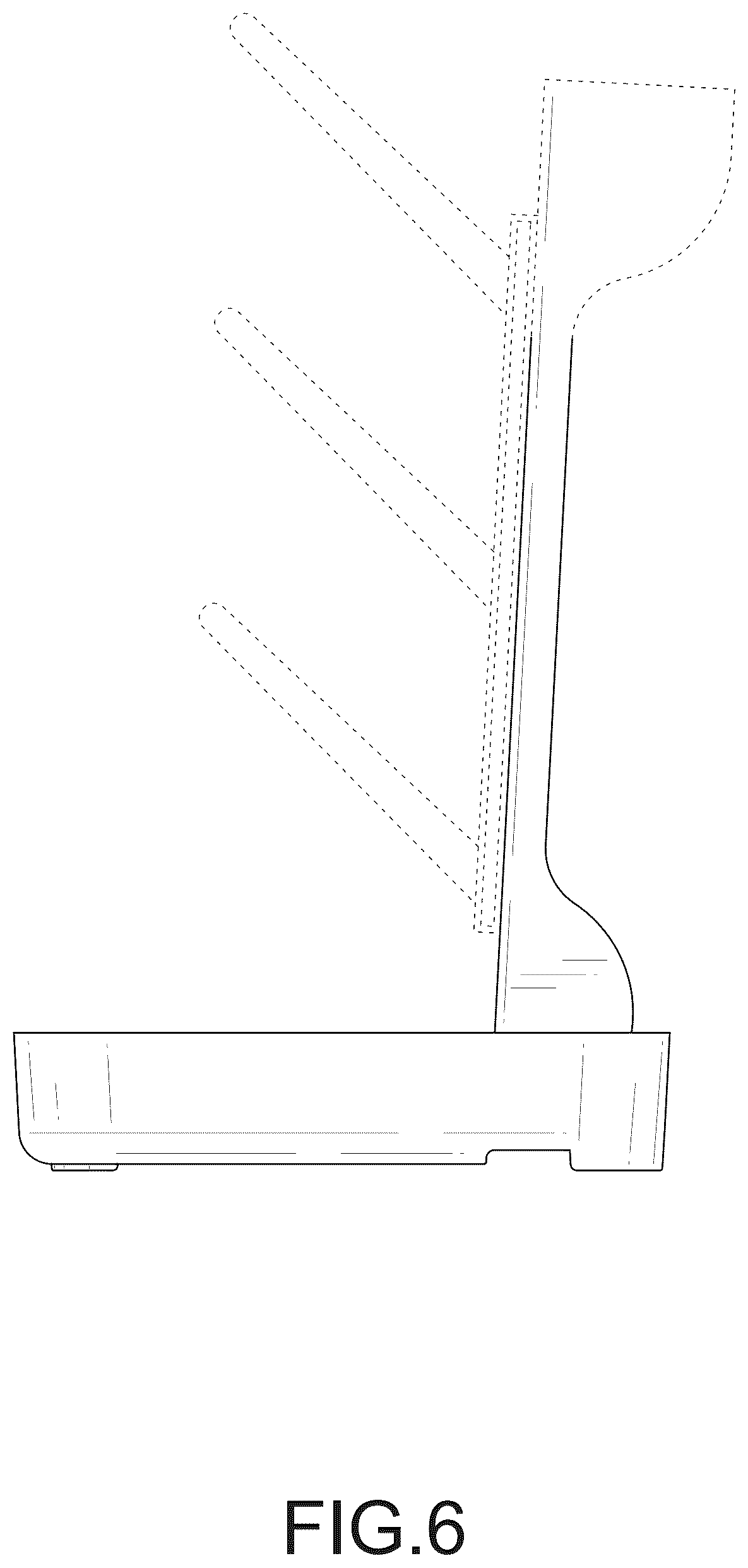Patent USD1076506 Figure 6 – Shelf